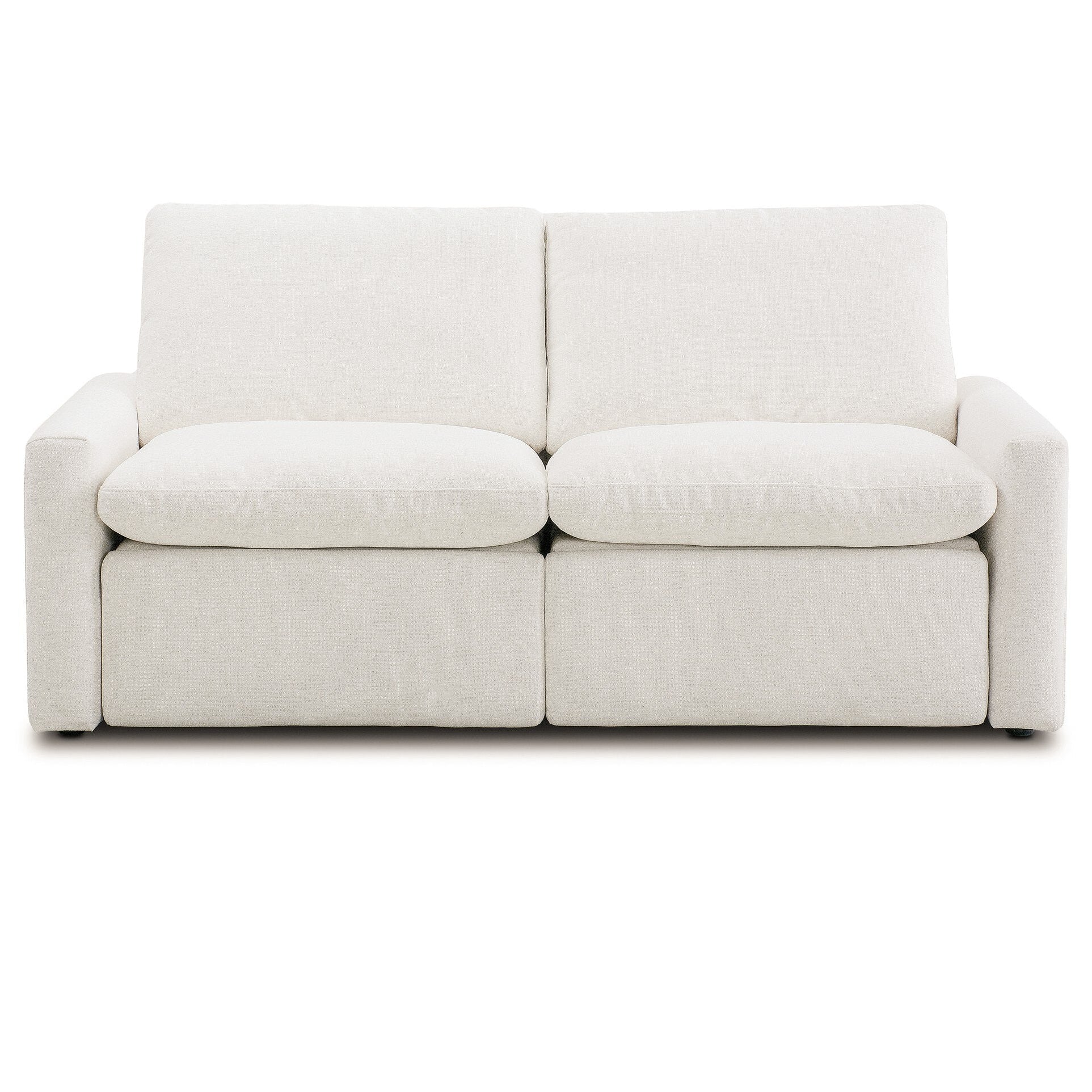 Four Hands Tillery Crypton Nomad Snow Power Recliner 2 Piece Sectional Sofa front view
