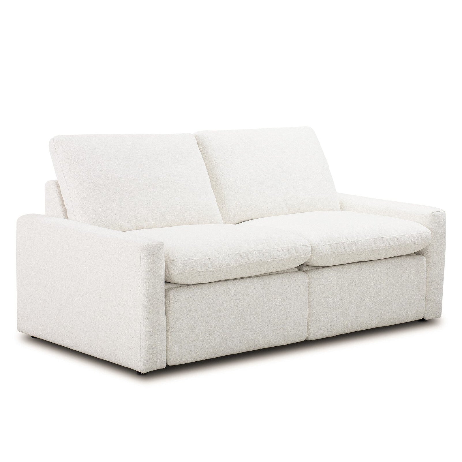 Four Hands Tillery Crypton Nomad Snow Power Recliner 2 Piece Sectional Sofa styled view