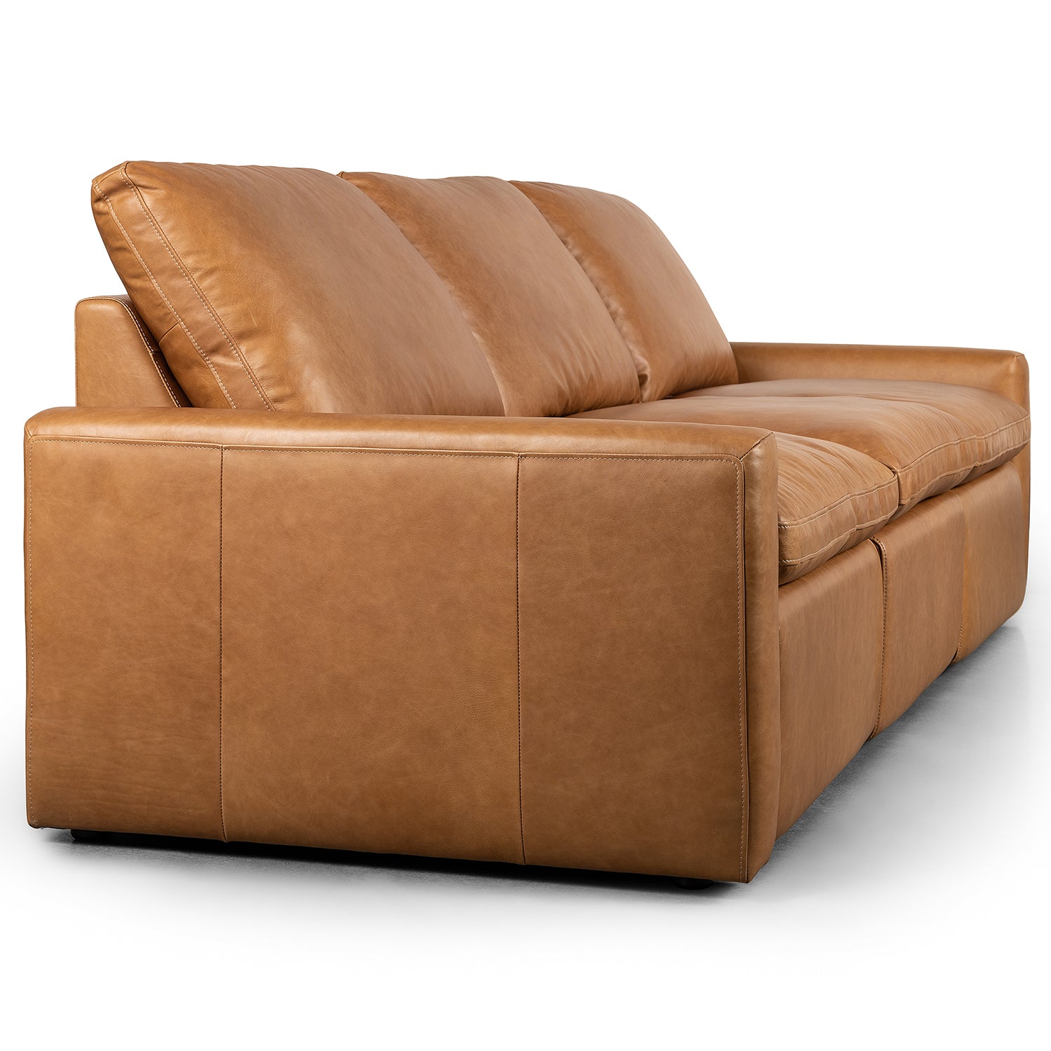 Four Hands Tillery Leather Power Recliner 3 Piece Sectional Sofa