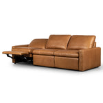 Four Hands Tillery Leather Power Recliner 3 Piece Sectional Sofa