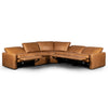 Four Hands Tillery Leather Power Recliner 5 Piece Sectional Sofa