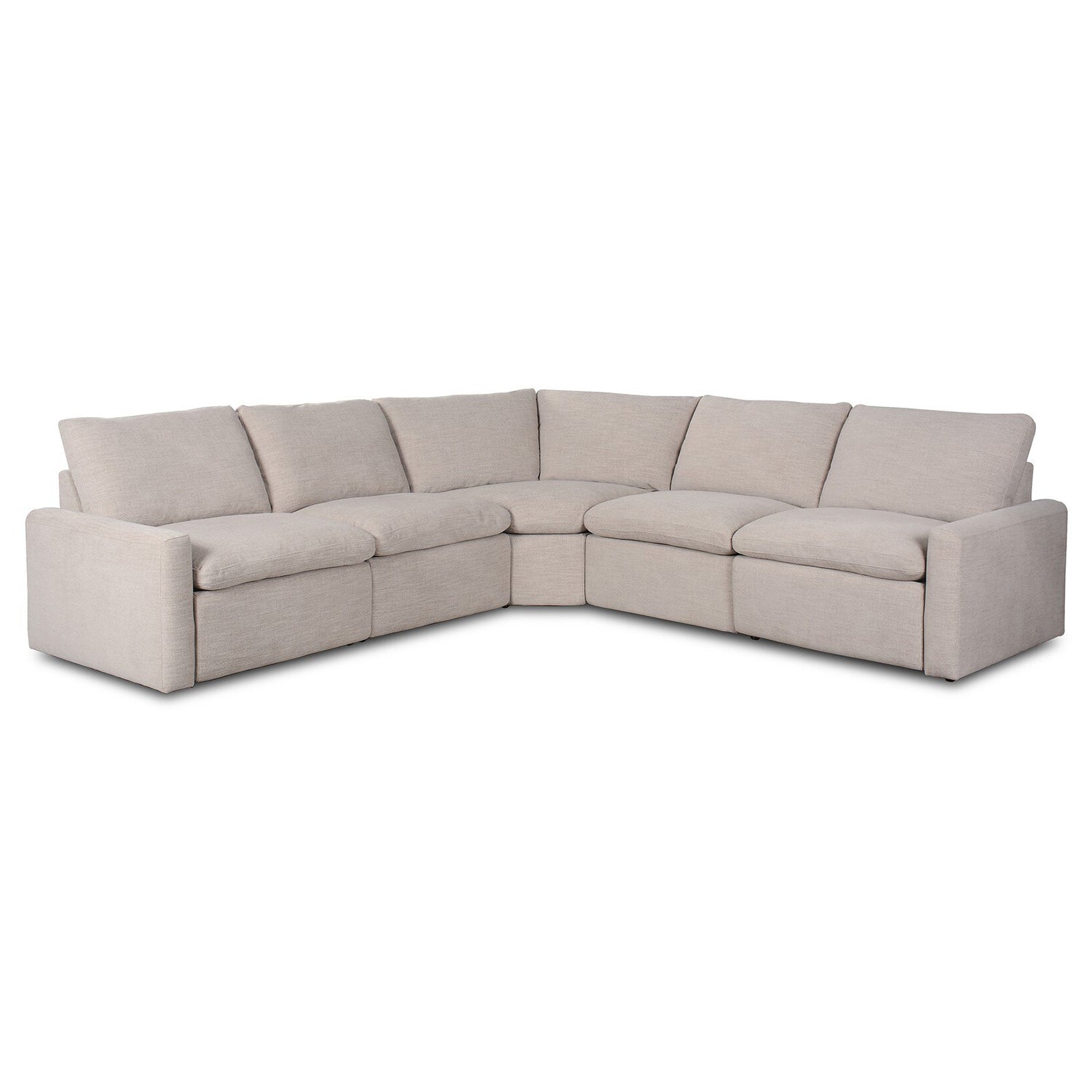 Four Hands Tillery Power Recliner 5-Piece Sectional Sofa