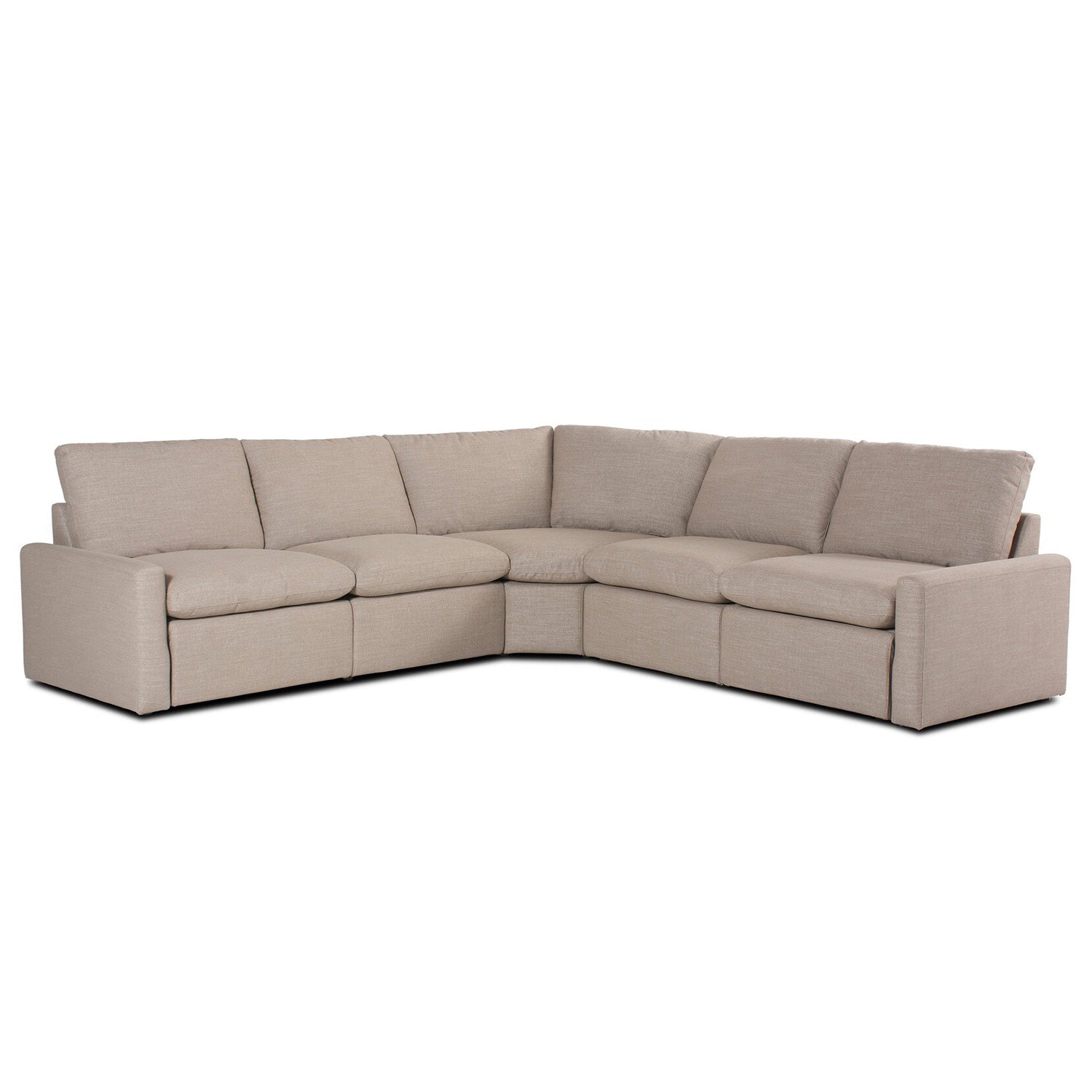 Four Hands Tillery Power Recliner 5-Piece Sectional Sofa