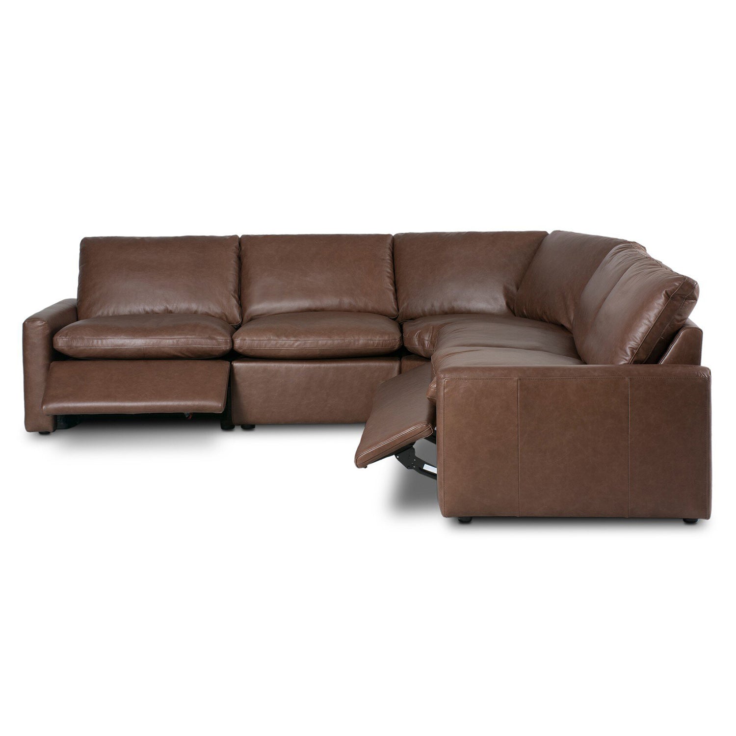 Four Hands Tillery Power Recliner 5-Piece Sectional Sofa