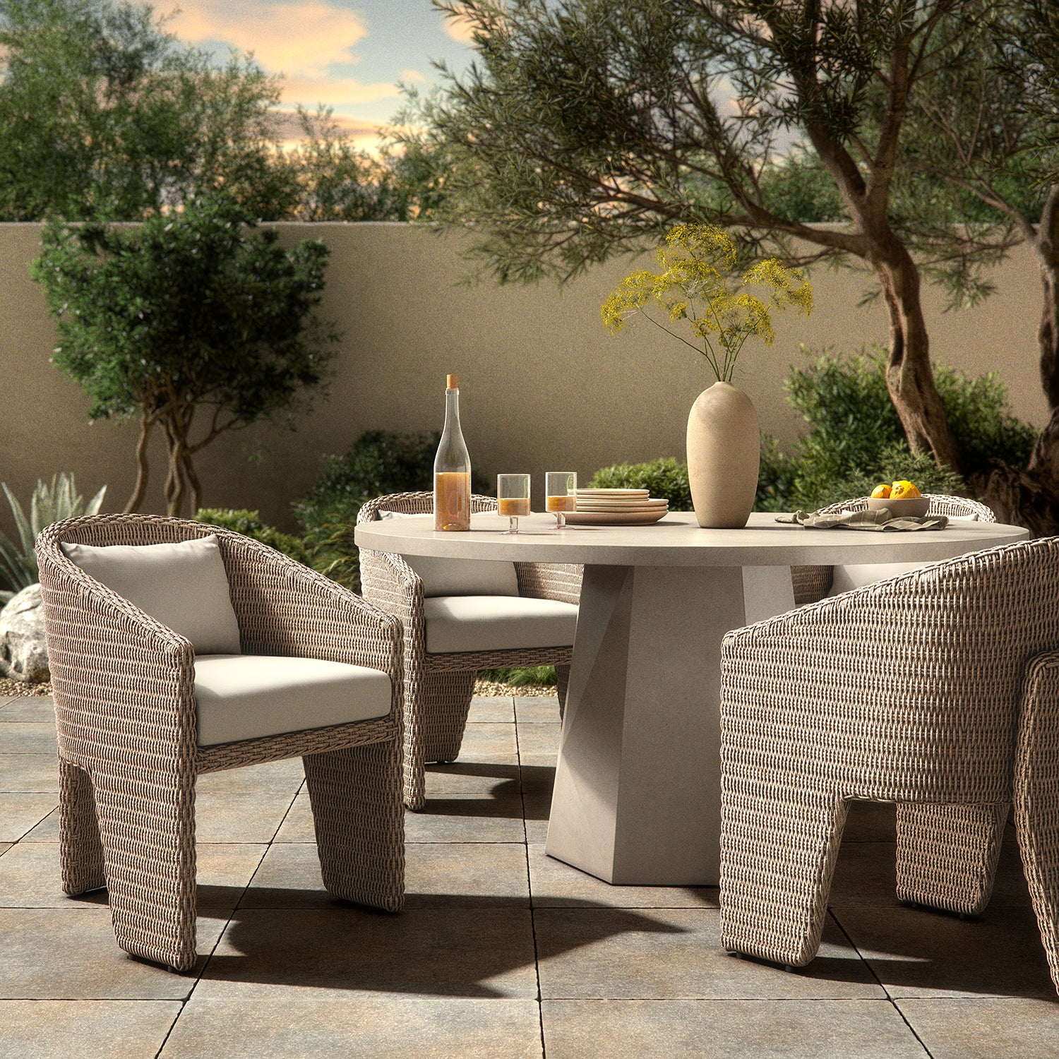 Four Hands Fae Outdoor Dining Chair Set of 2 - Final Sale