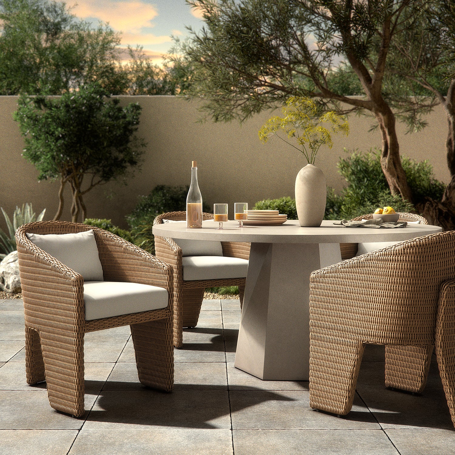 Four Hands Fae Outdoor Dining Chair Set of 2 - Final Sale