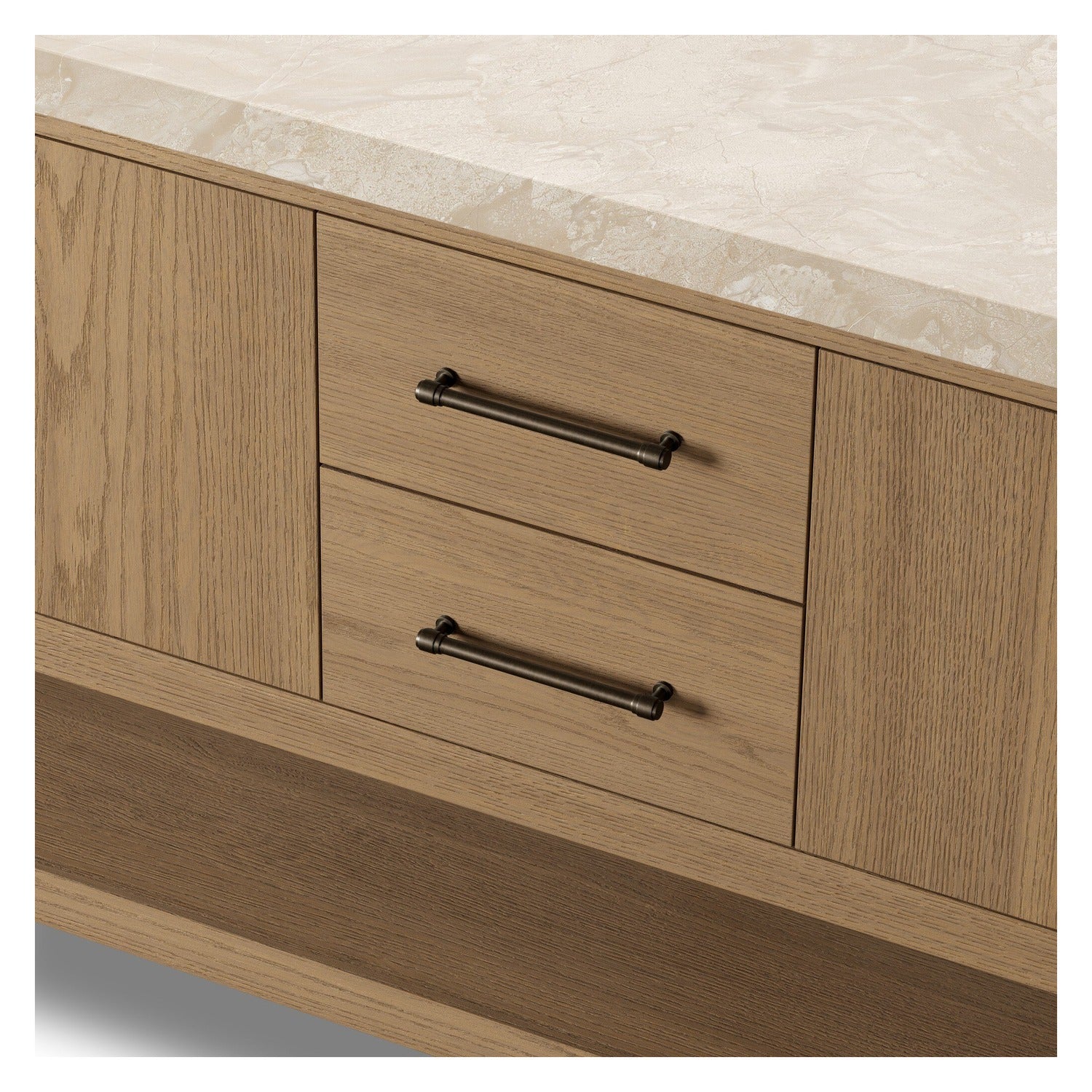 Four Hands Anthem Satin Light Wash Oak Double Vanity