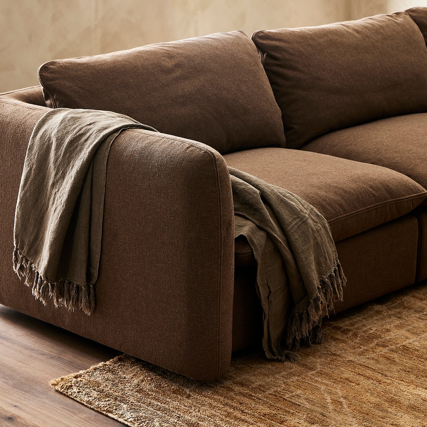 Four Hands Ingel 3 Piece Sectional Sofa