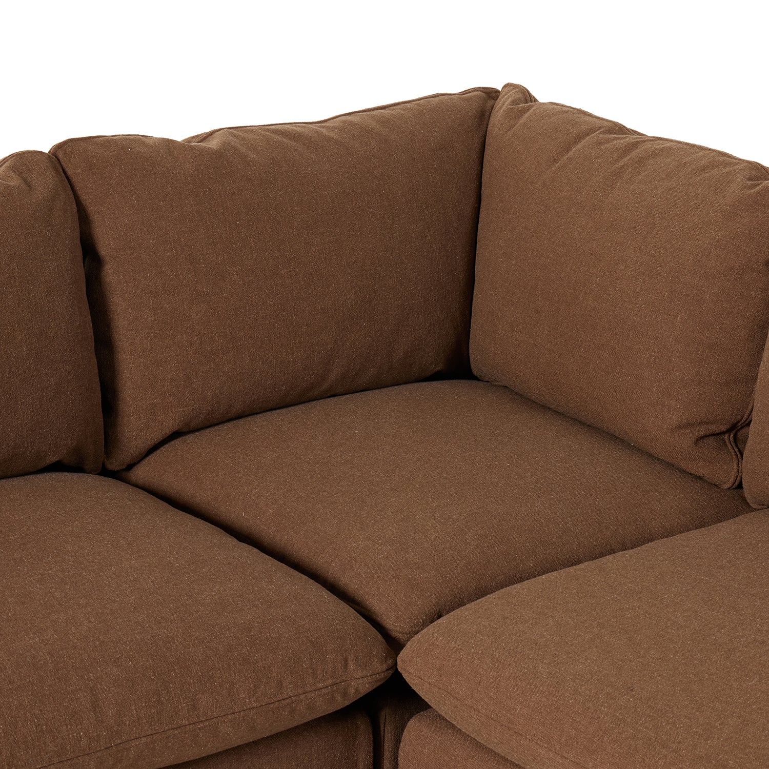 Four Hands Ingel 4-Piece Sectional Sofa with Ottoman