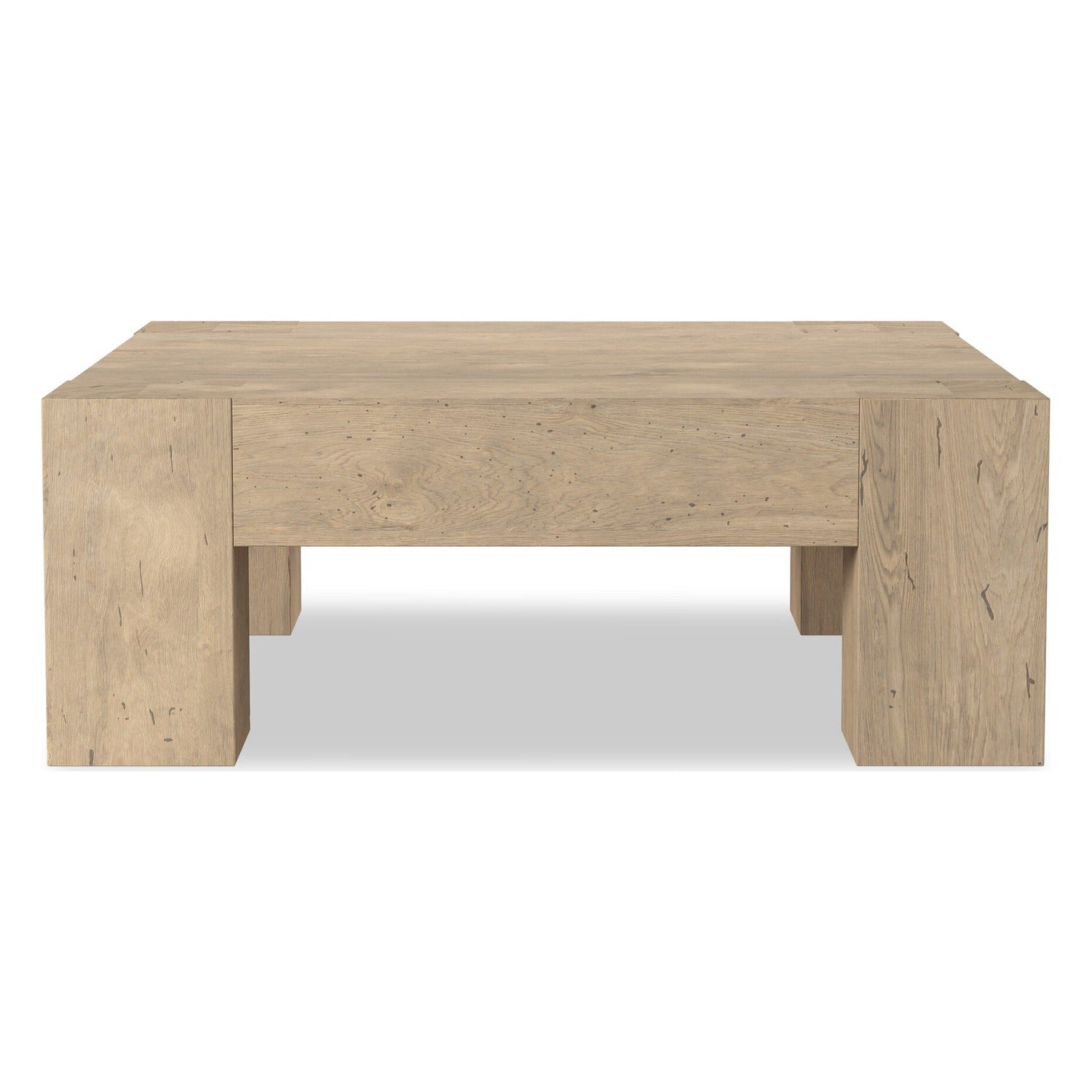 Four Hands Abaso Whitewash Rustic Coffee Table