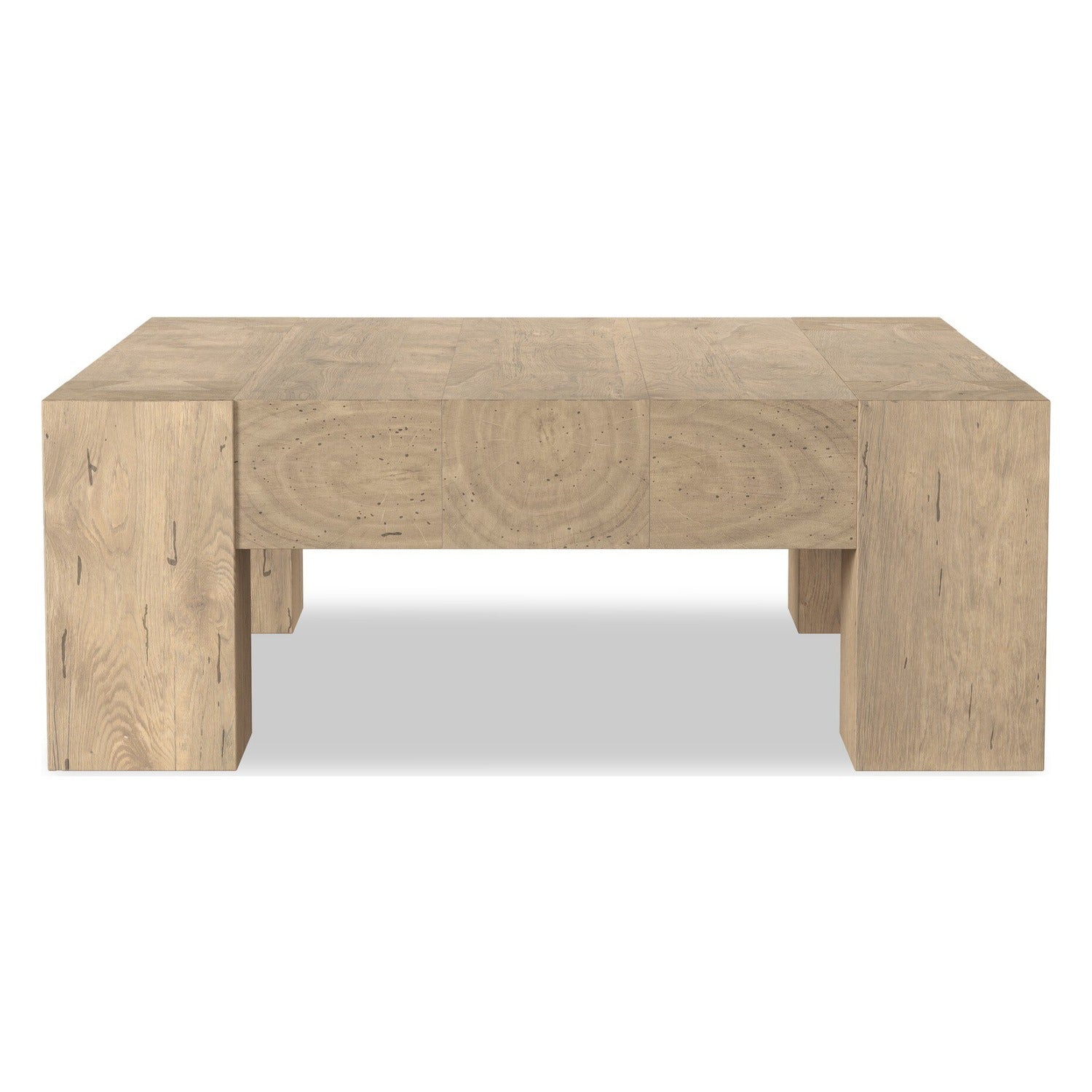 Four Hands Abaso Whitewash Rustic Coffee Table