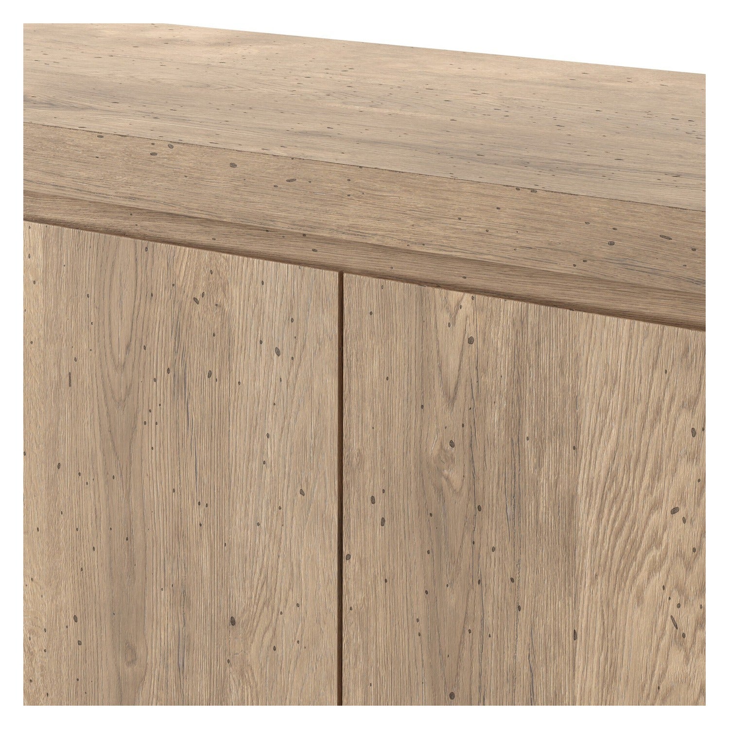 Four Hands Abaso Whitewash Rustic Media Console