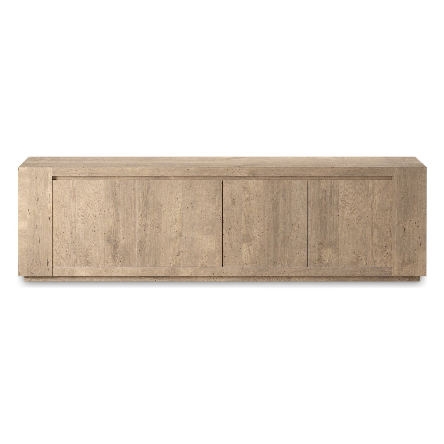 Four Hands Abaso Whitewash Rustic Media Console