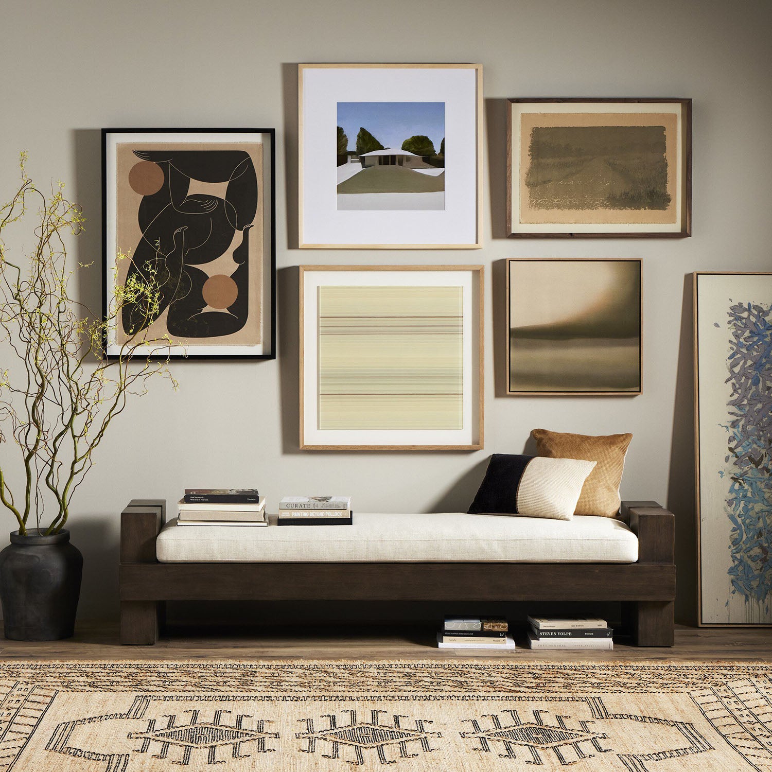 Four Hands Rhythmic I Framed Artwork