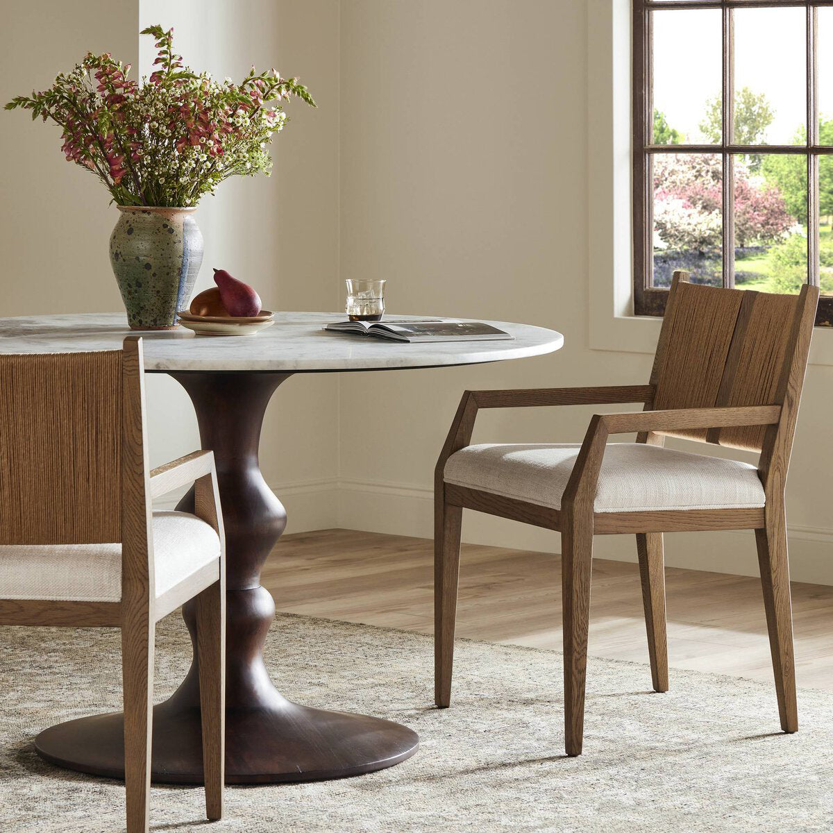 Four Hands Selene Dining Arm Chair Set of 2