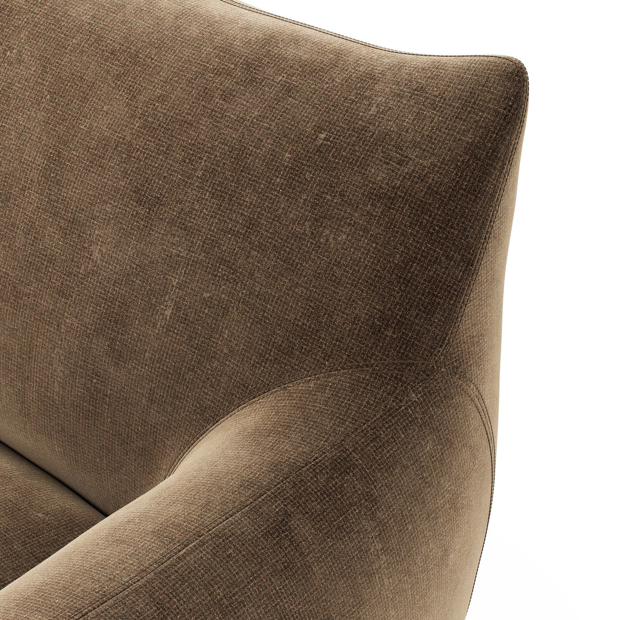 Four Hands Margot Altair Mushroom Swivel Chair close-up detail