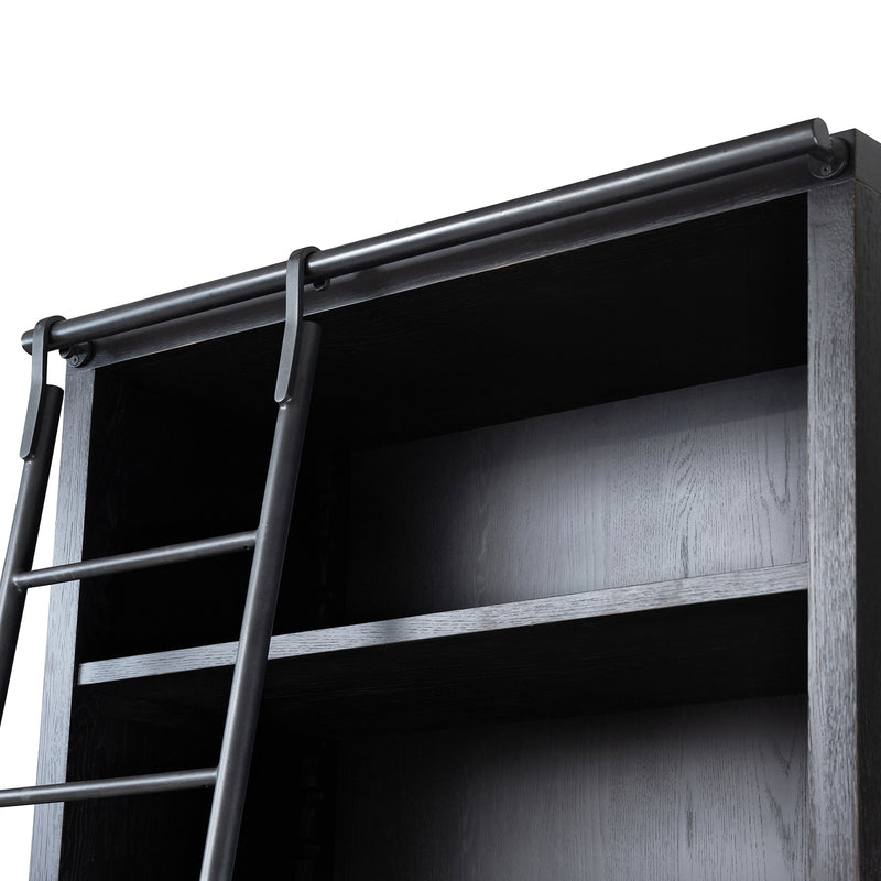 Four Hands Admont Double Bookcase And Ladder