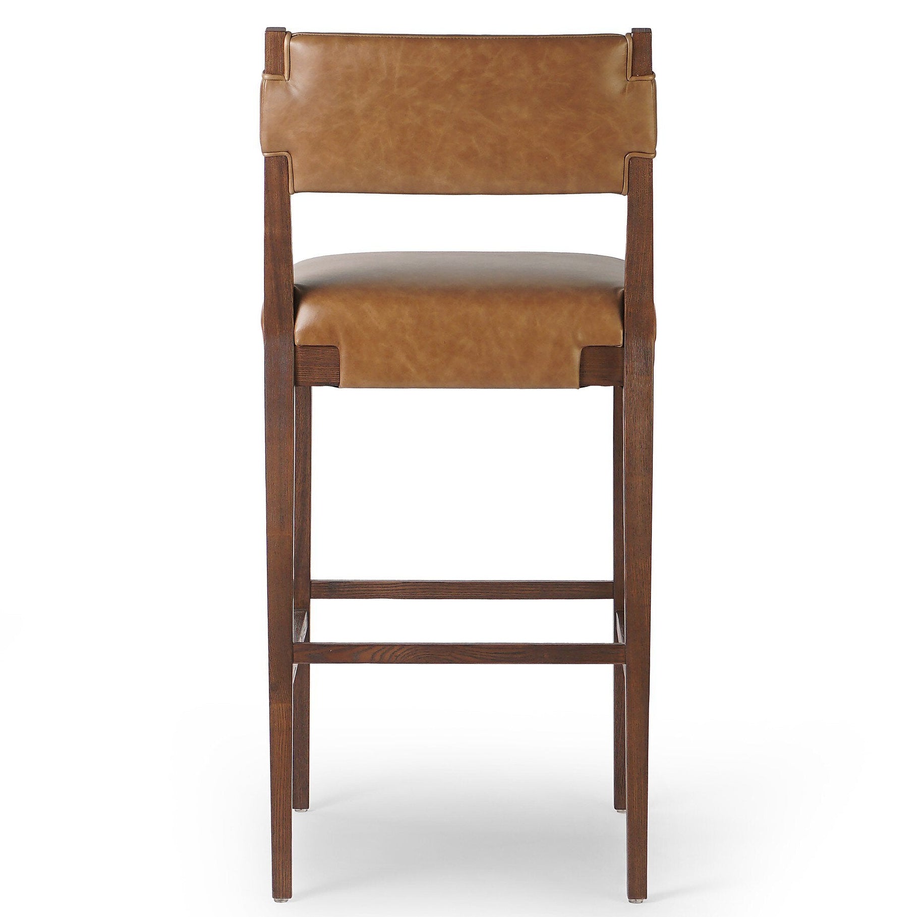 Four Hands Tamari Sonoma Chestnut Bar Stool back view