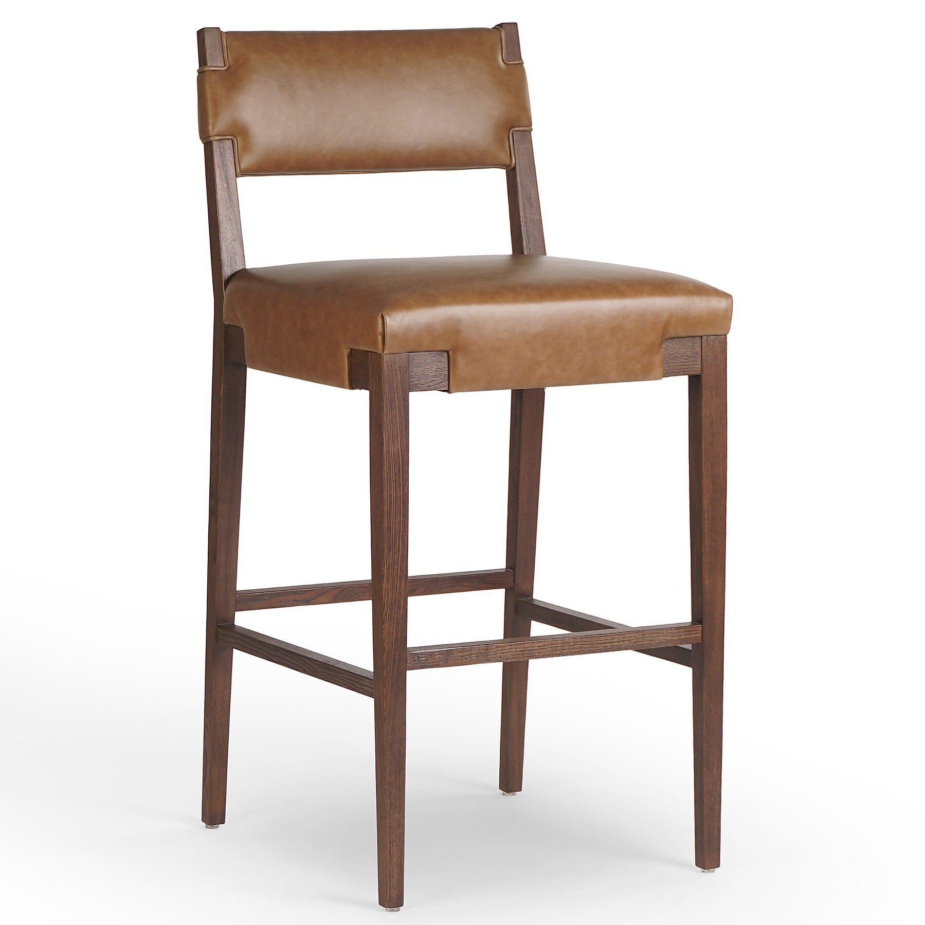 Four Hands Tamari Sonoma Chestnut Bar Stool in Sonoma Chestnut