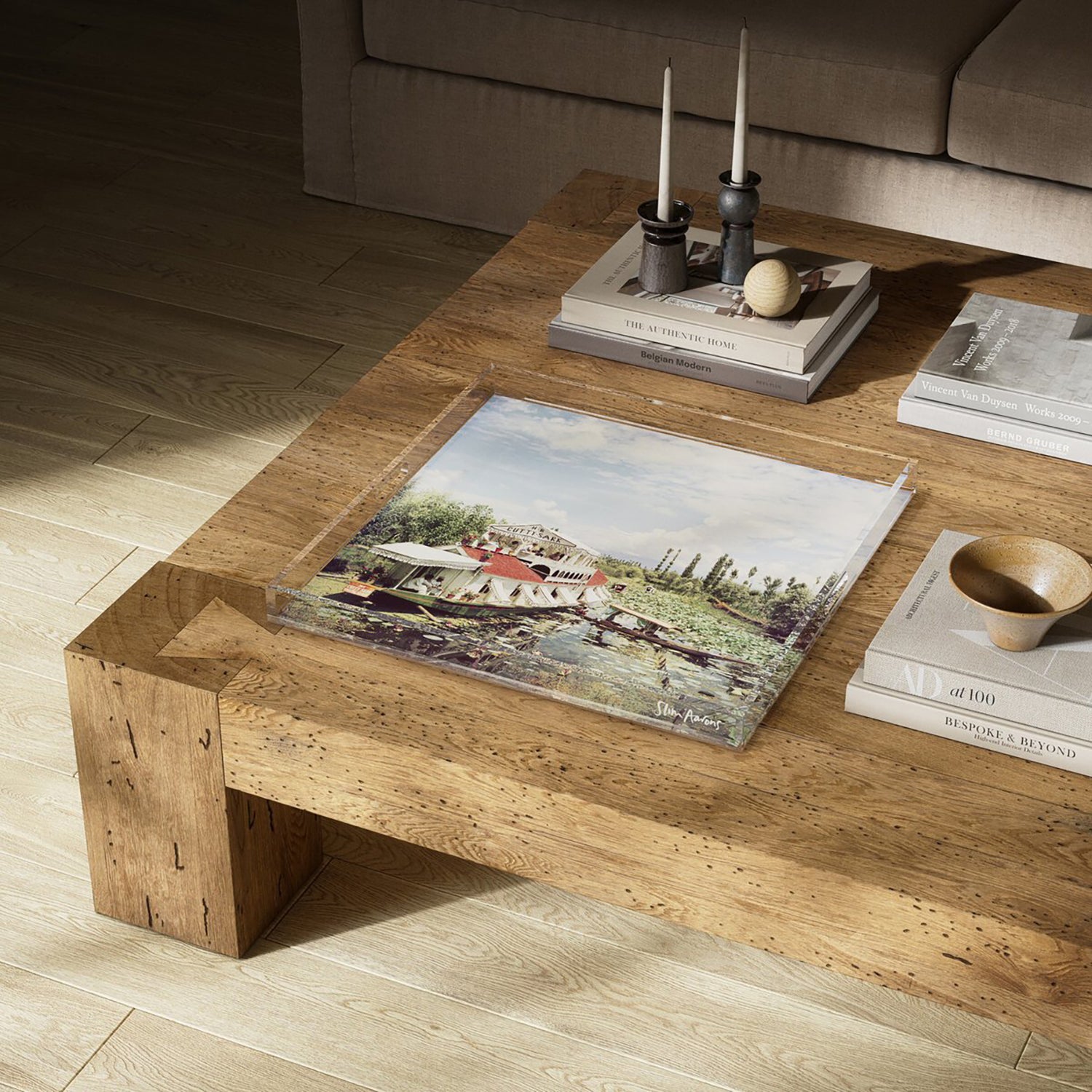 Four Hands x Slim Aarons Jhelum River Tray