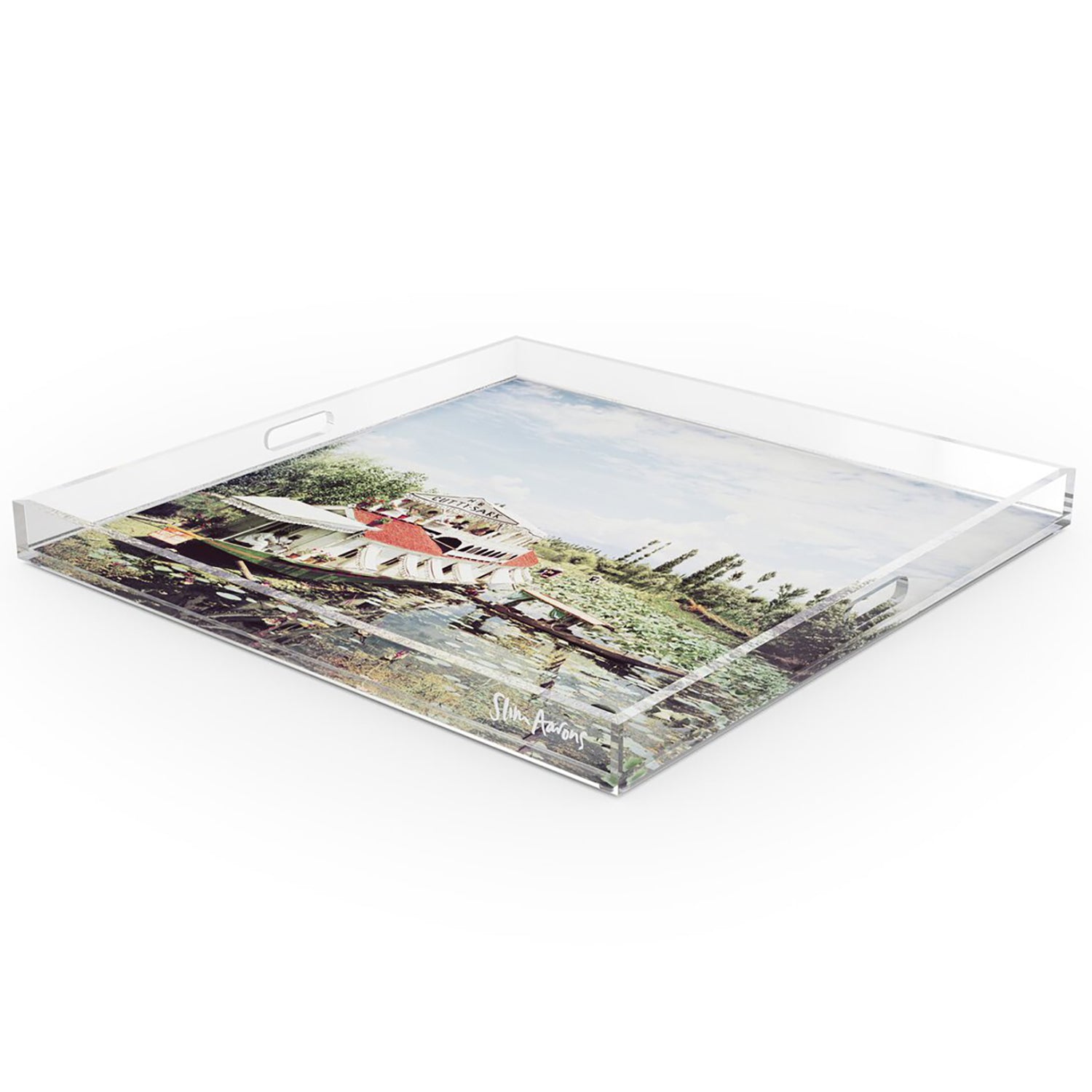 Four Hands x Slim Aarons Jhelum River Tray