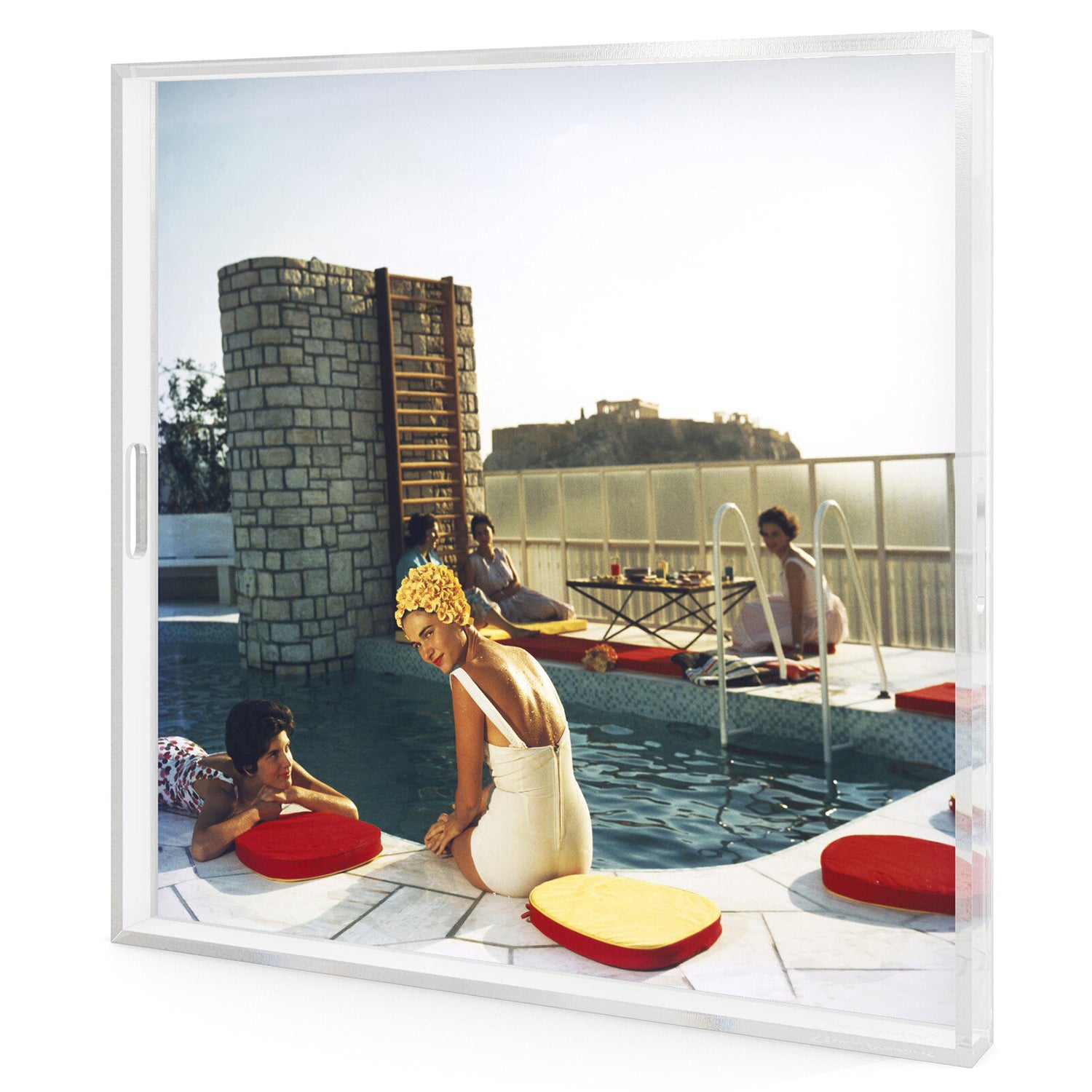 Four Hands x Slim Aarons Penthouse Pool Tray