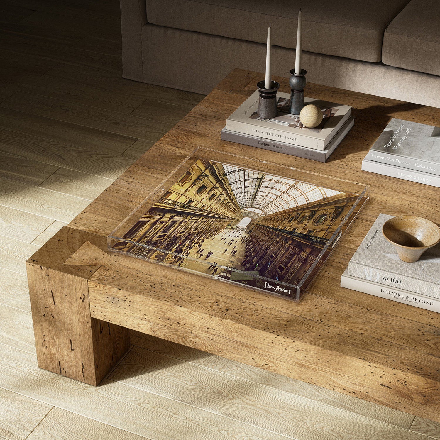 Four Hands x Slim Aarons Galleria Vittorio Emanuele II Tray