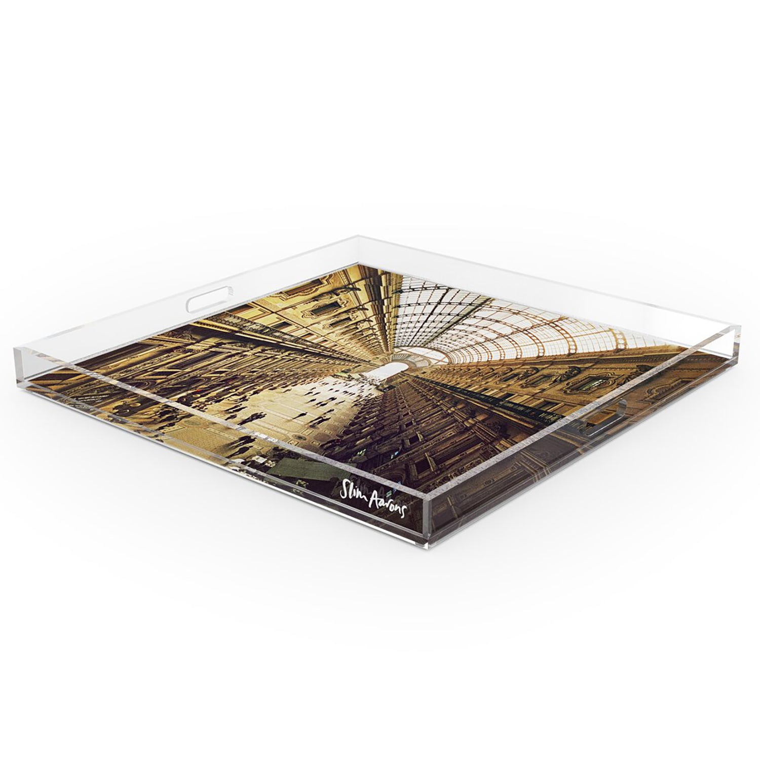 Four Hands x Slim Aarons Galleria Vittorio Emanuele II Tray