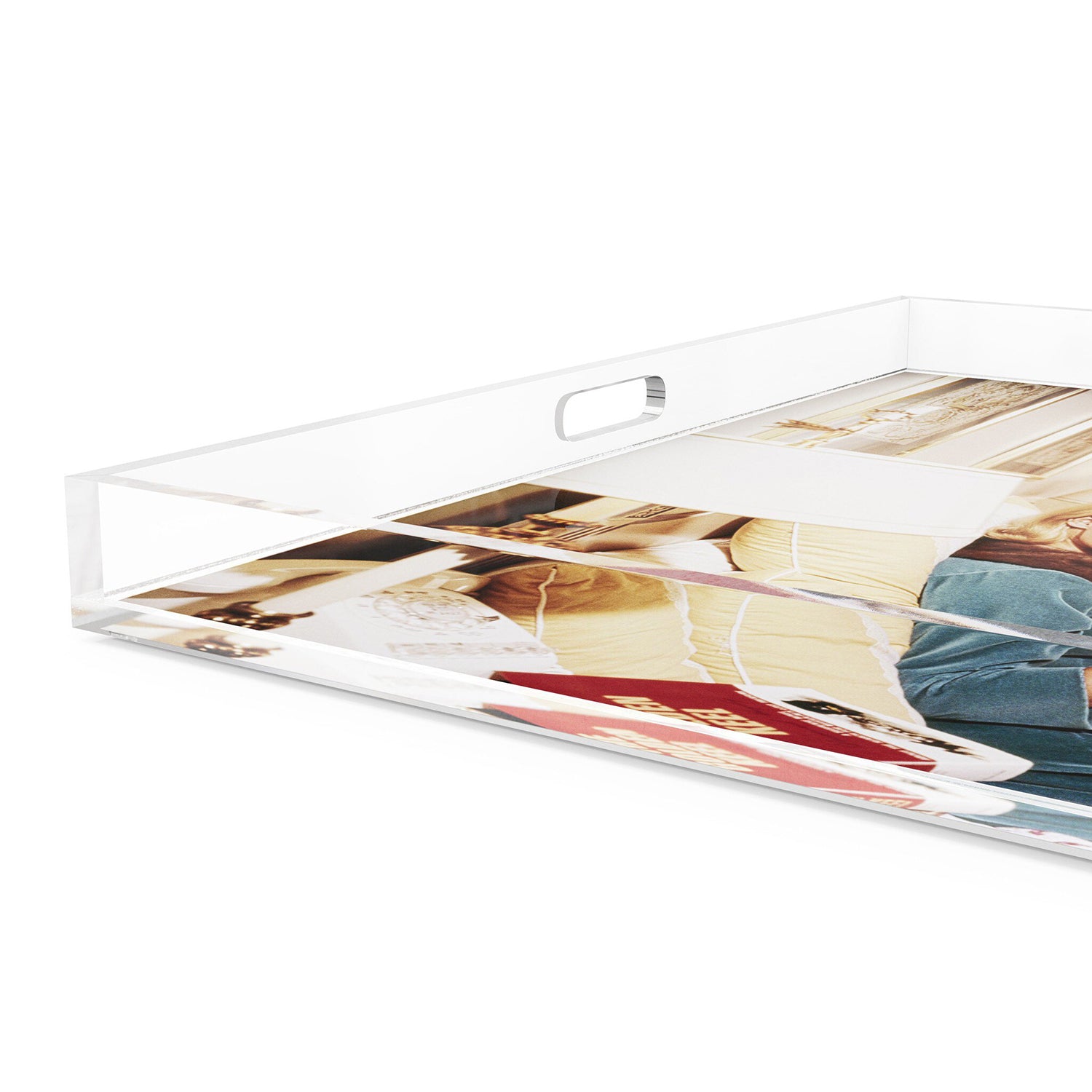 Four Hands x Slim Aarons Monocled Miss Tray