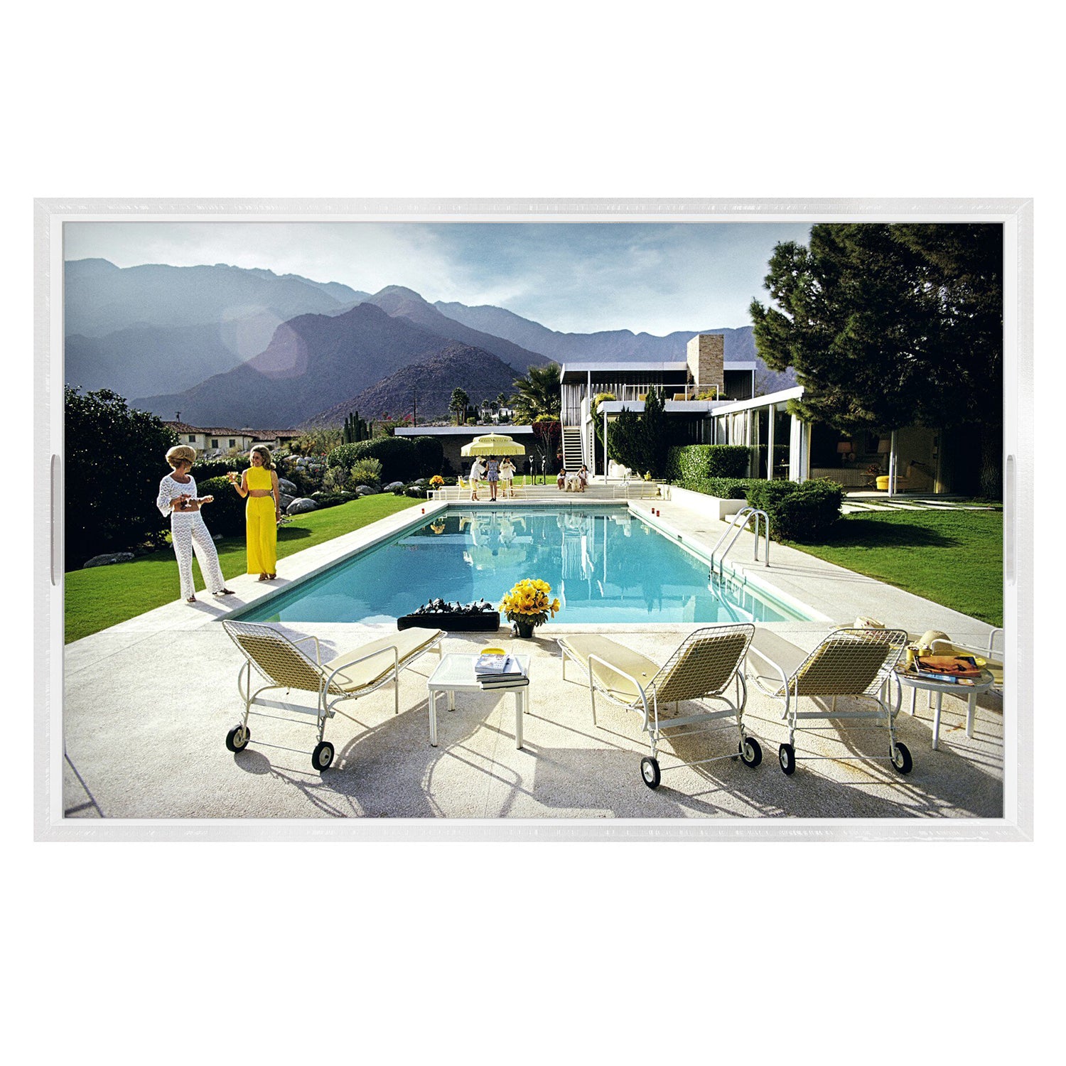 Four Hands x Slim Aarons Palm Springs Pool Tray