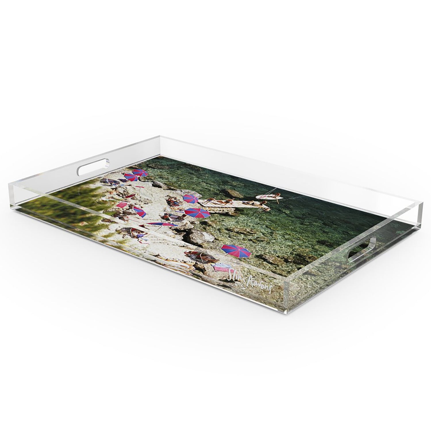 Four Hands x Slim Aarons IL Pelicano Beach Tray