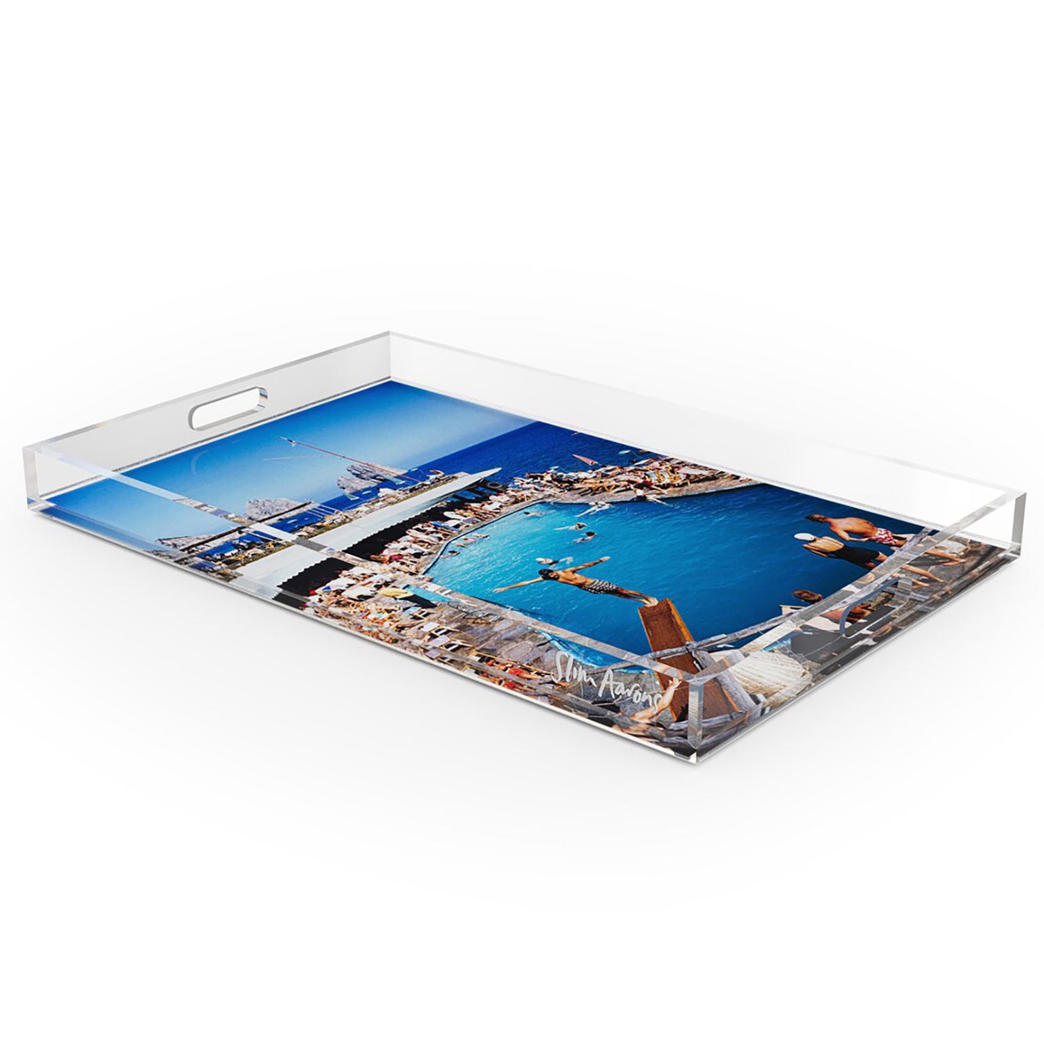 Four Hands x Slim Aarons Marina Piccola Tray