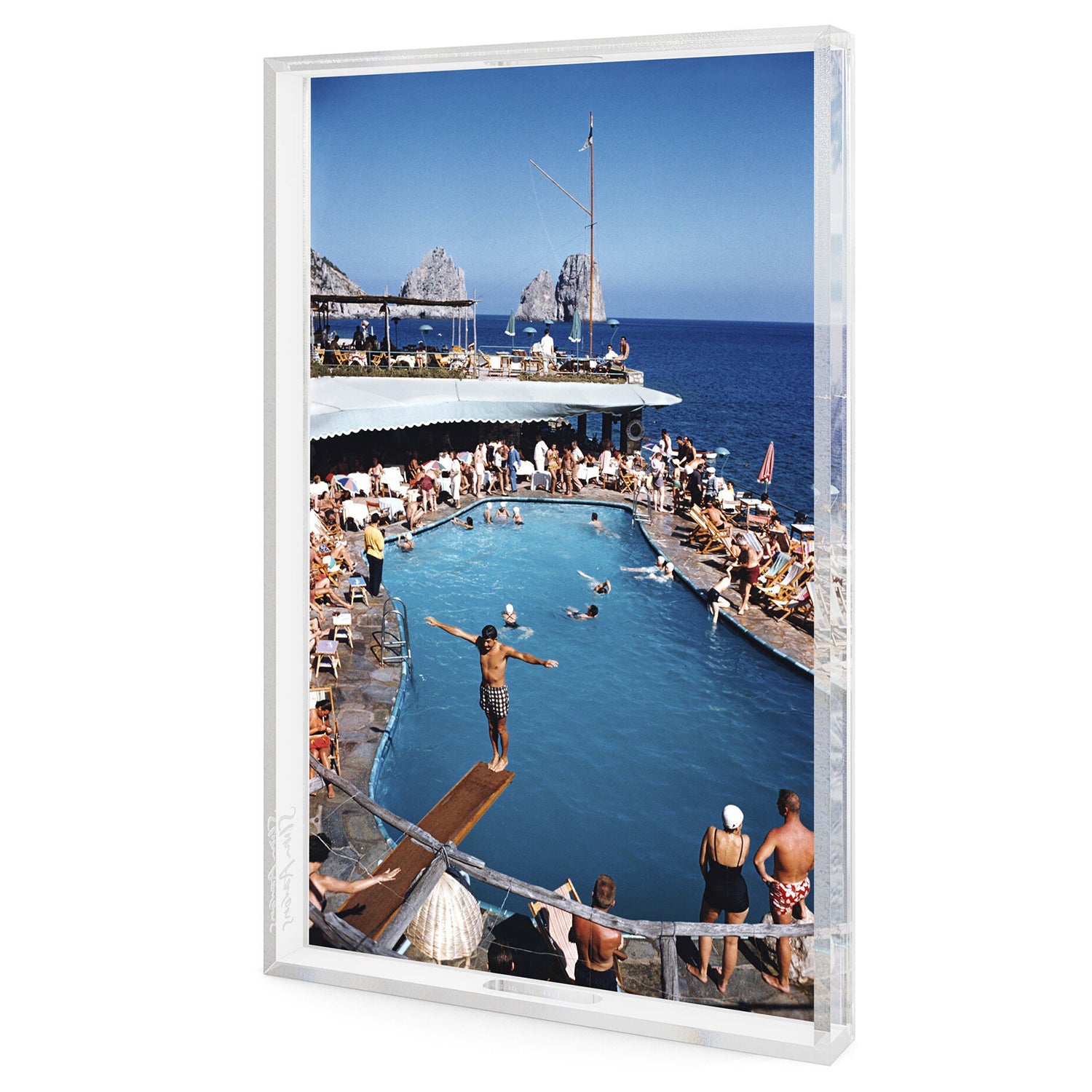 Four Hands x Slim Aarons Marina Piccola Tray