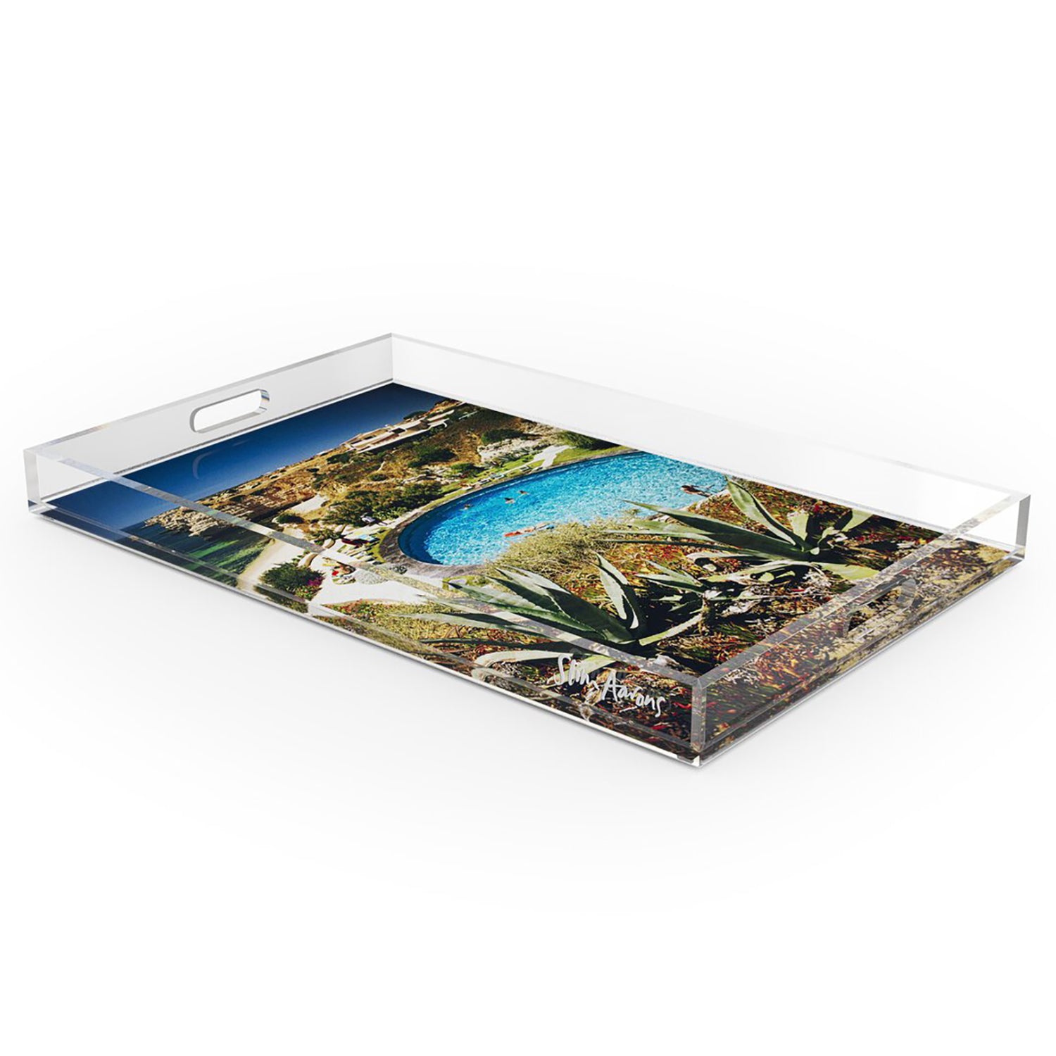 Four Hands x Slim Aarons Algarve Hotel Pool Tray