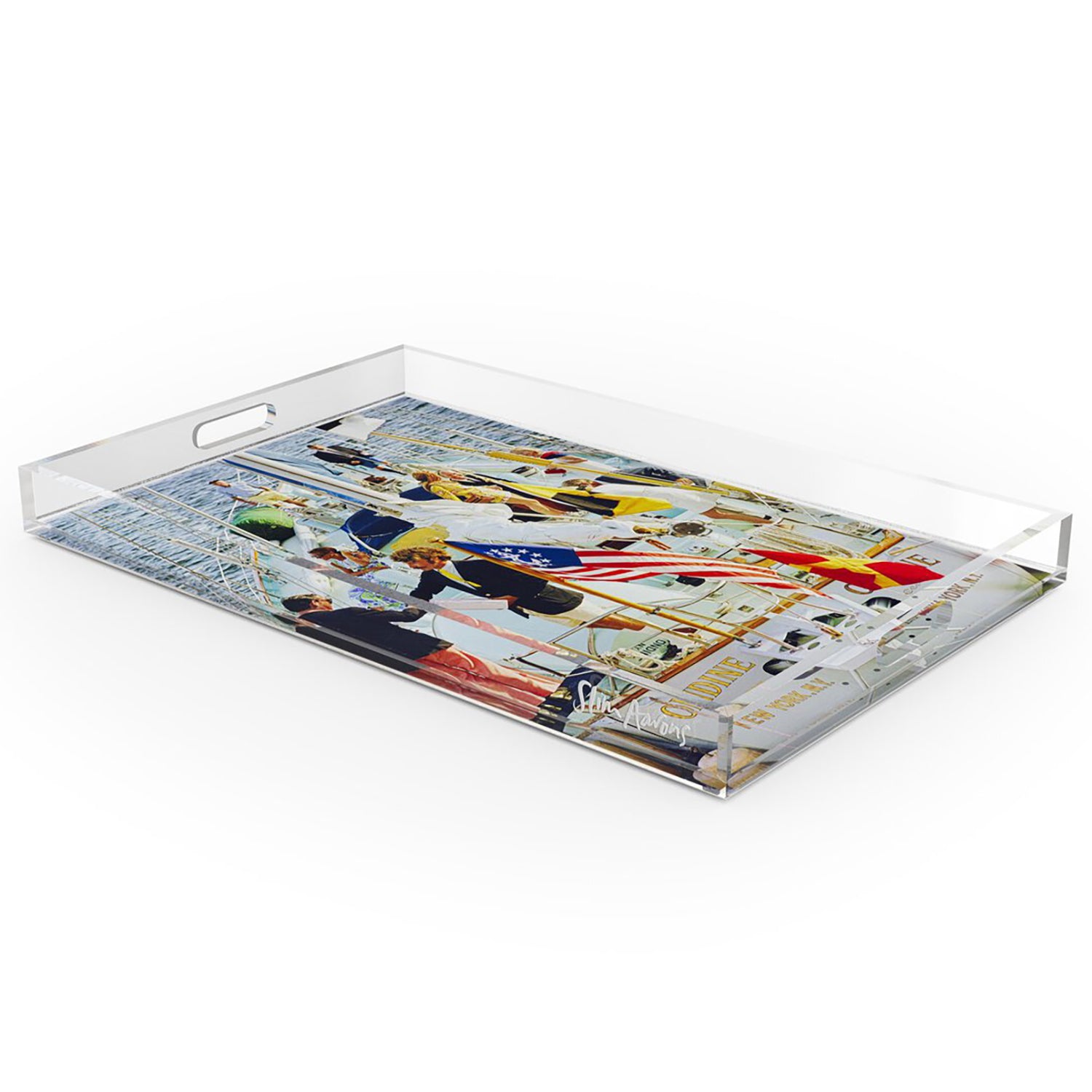 Four Hands x Slim Aarons Party In Bermuda Tray