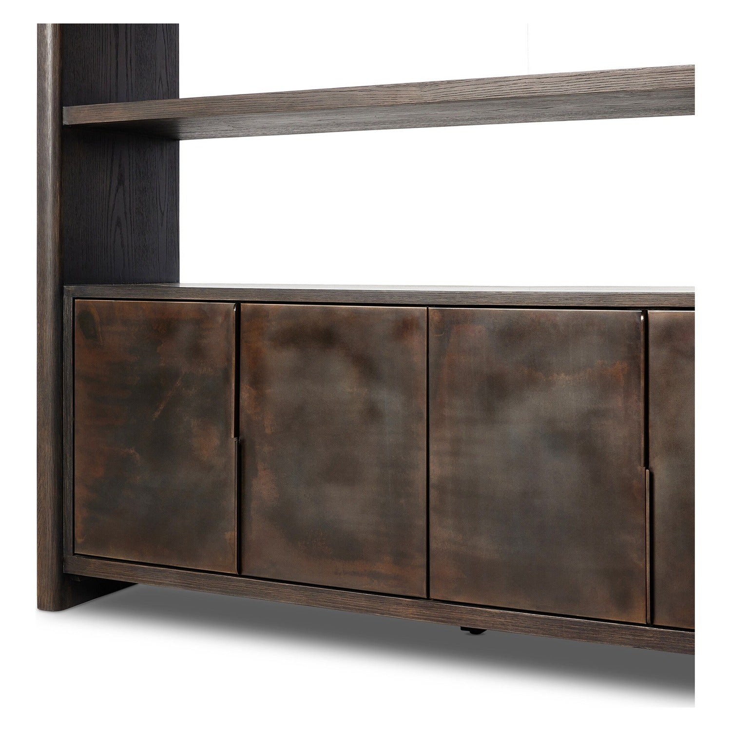 Four Hands Arlington Espresso Oak Bookcase