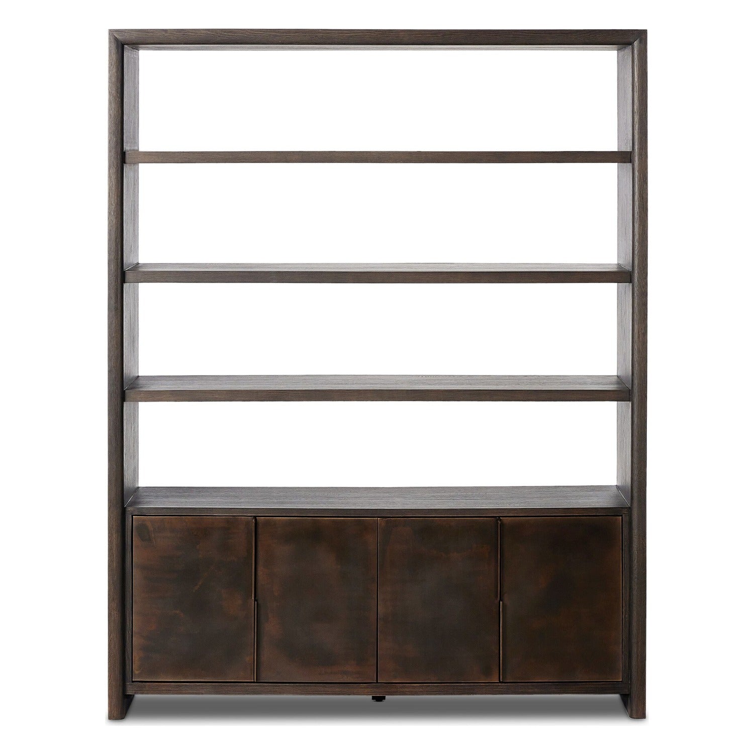 Four Hands Arlington Espresso Oak Bookcase