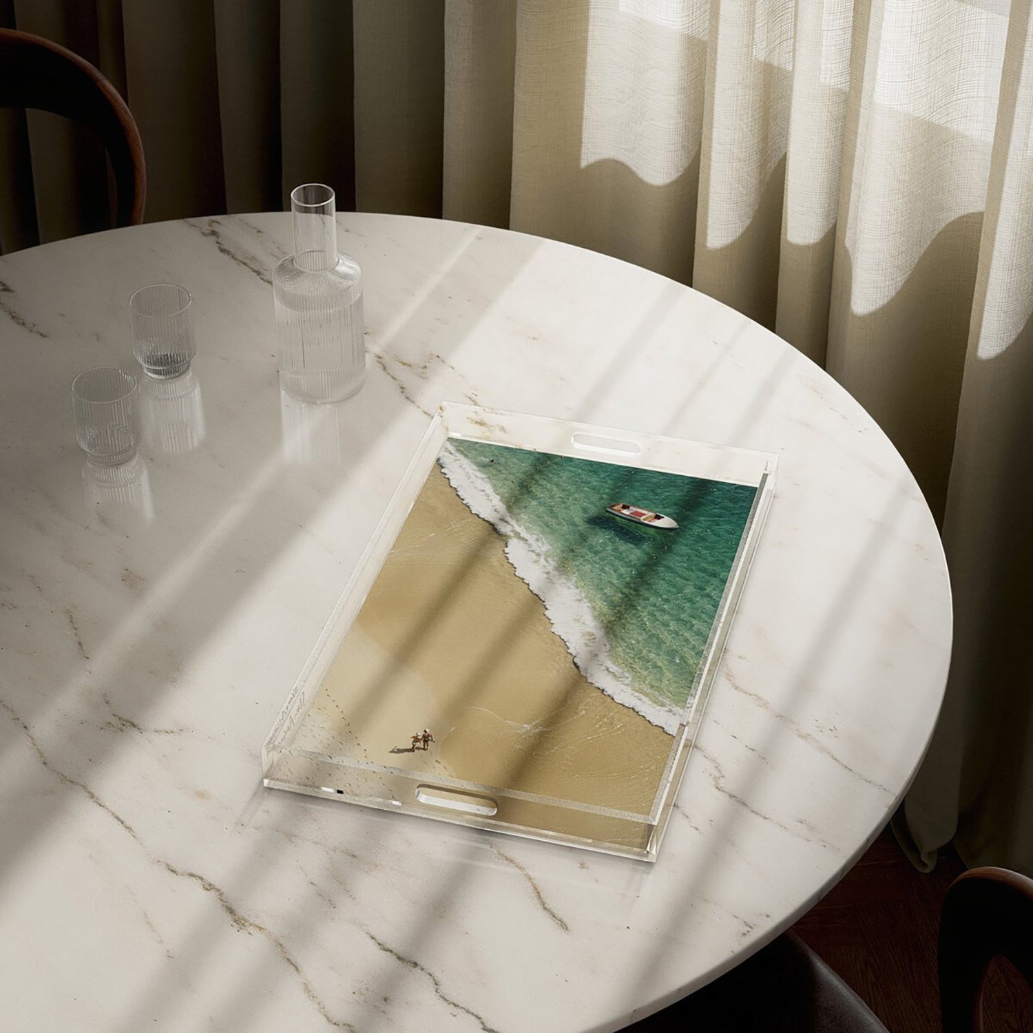 Four Hands x Slim Aarons Caleta Beach Tray