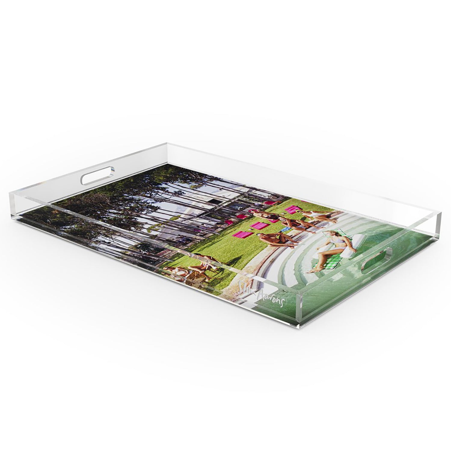 Four Hands x Slim Aarons Marbella House Party Tray