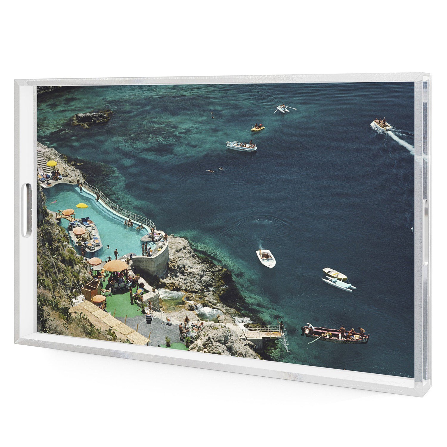 Four Hands x Slim Aarons Hotel Taormina Tray