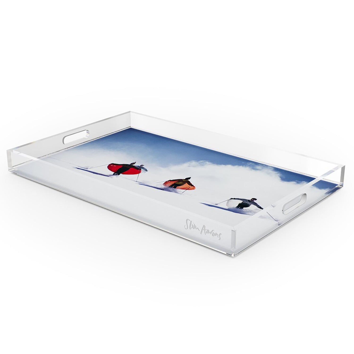 Four Hands x Slim Aarons Caped Skiers Tray