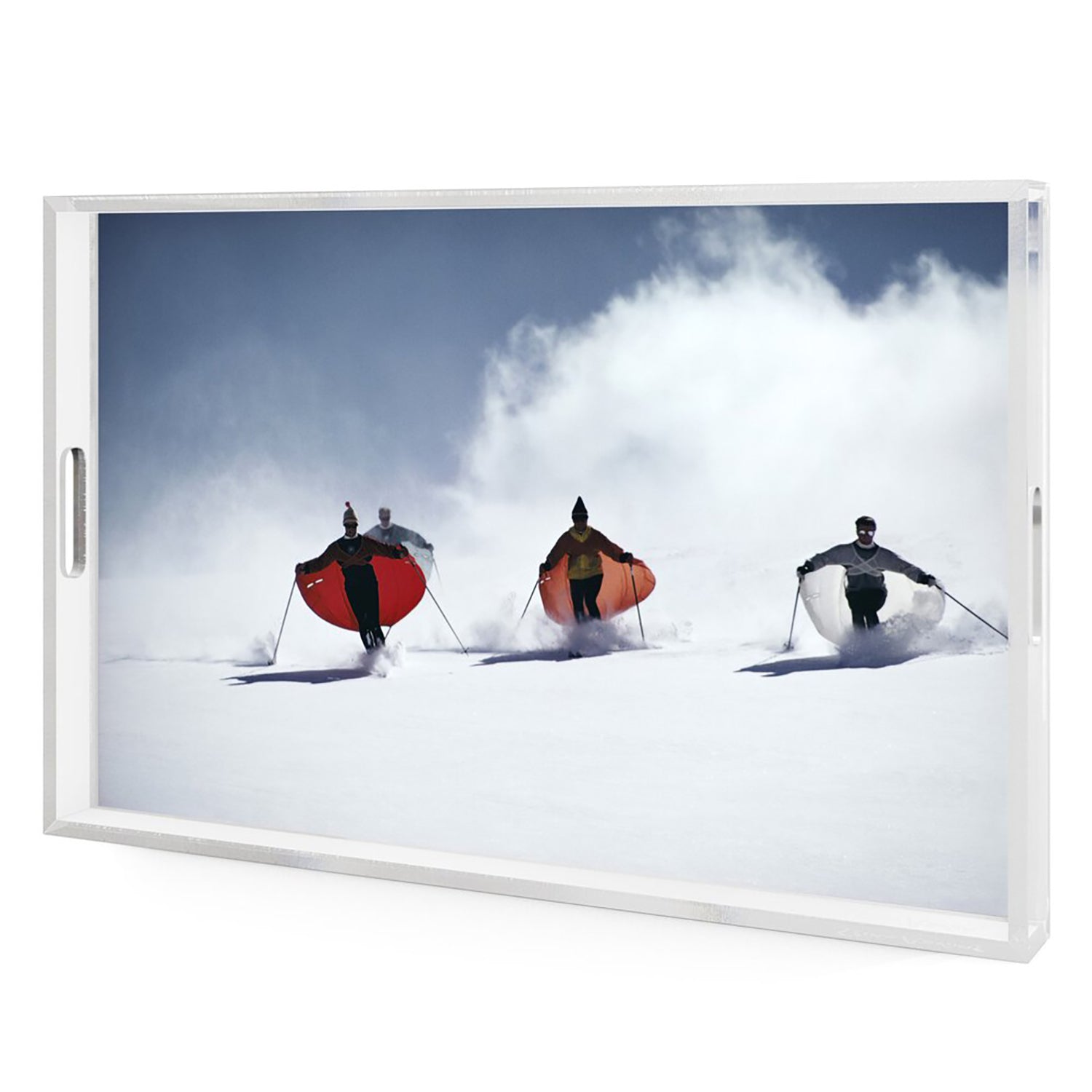 Four Hands x Slim Aarons Caped Skiers Tray