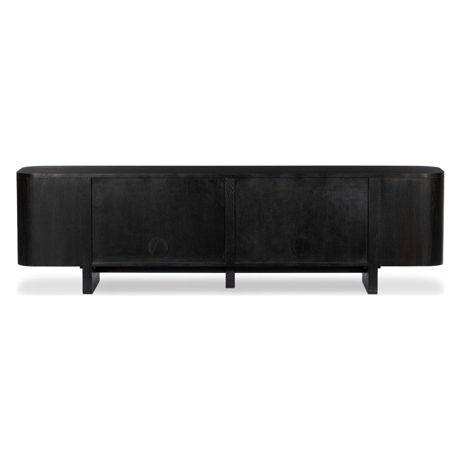 Four Hands Elle Worn Black Oak Media Console