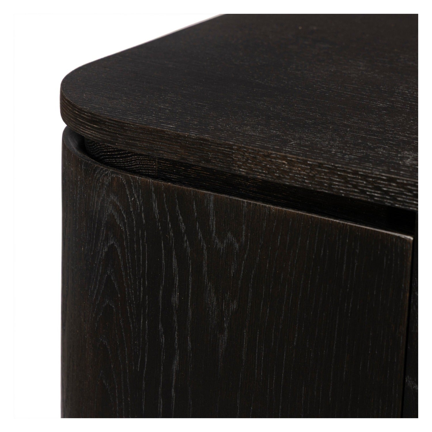 Four Hands Elle Worn Black Oak Media Console