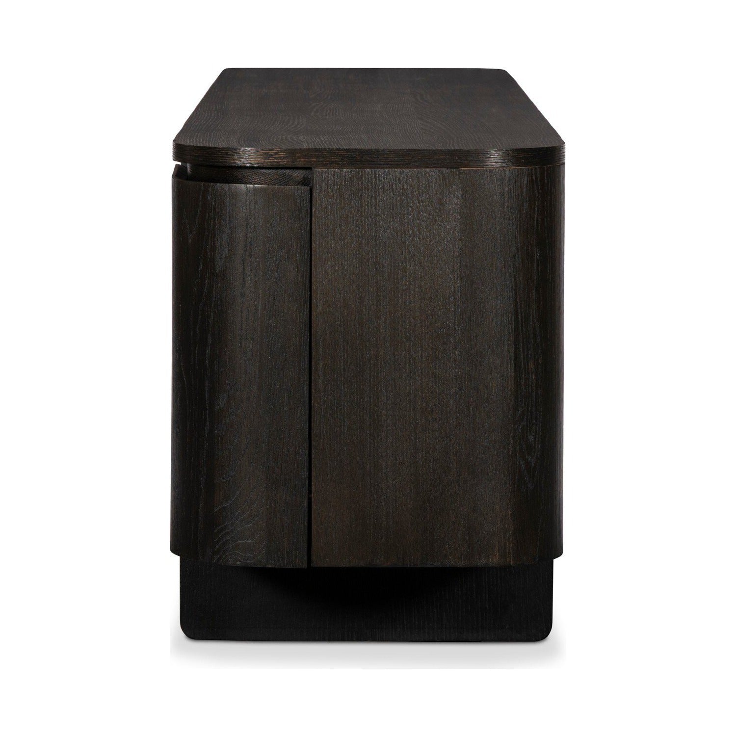 Four Hands Elle Worn Black Oak Media Console