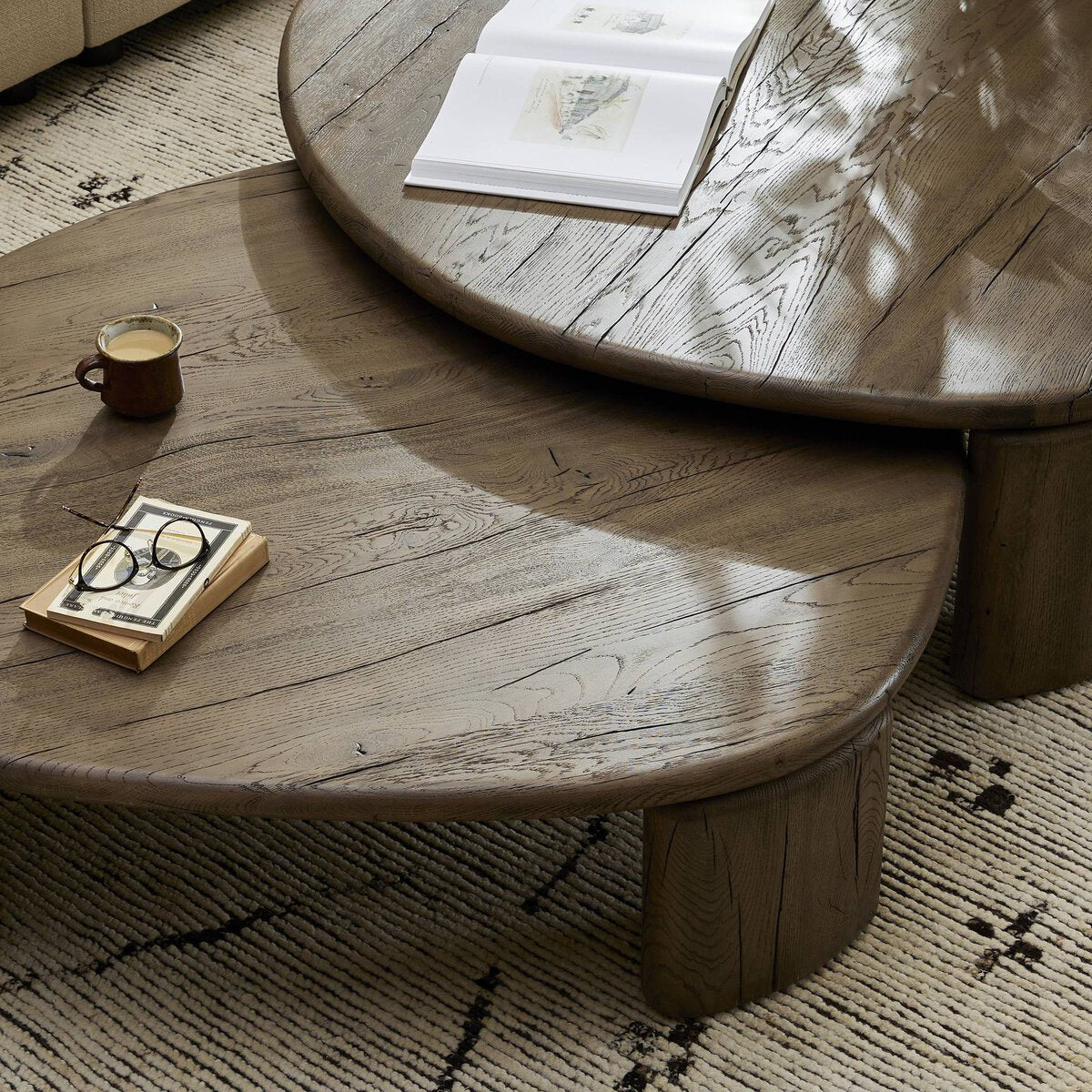 Four Hands Falco Nesting Coffee Table Set – Paynes Gray
