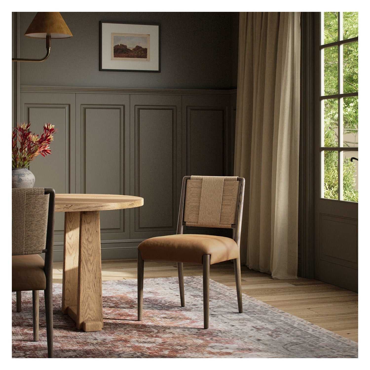 Four Hands Rothler Maestro Camel Dining Chair Set of 2