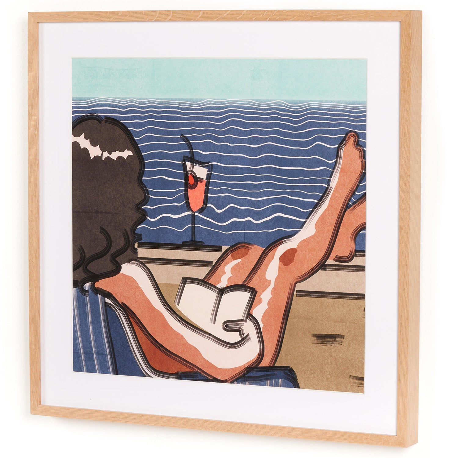 Four Hands Leisure II Framed Artwork