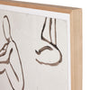 Four Hands Figure Study Framed Artwork