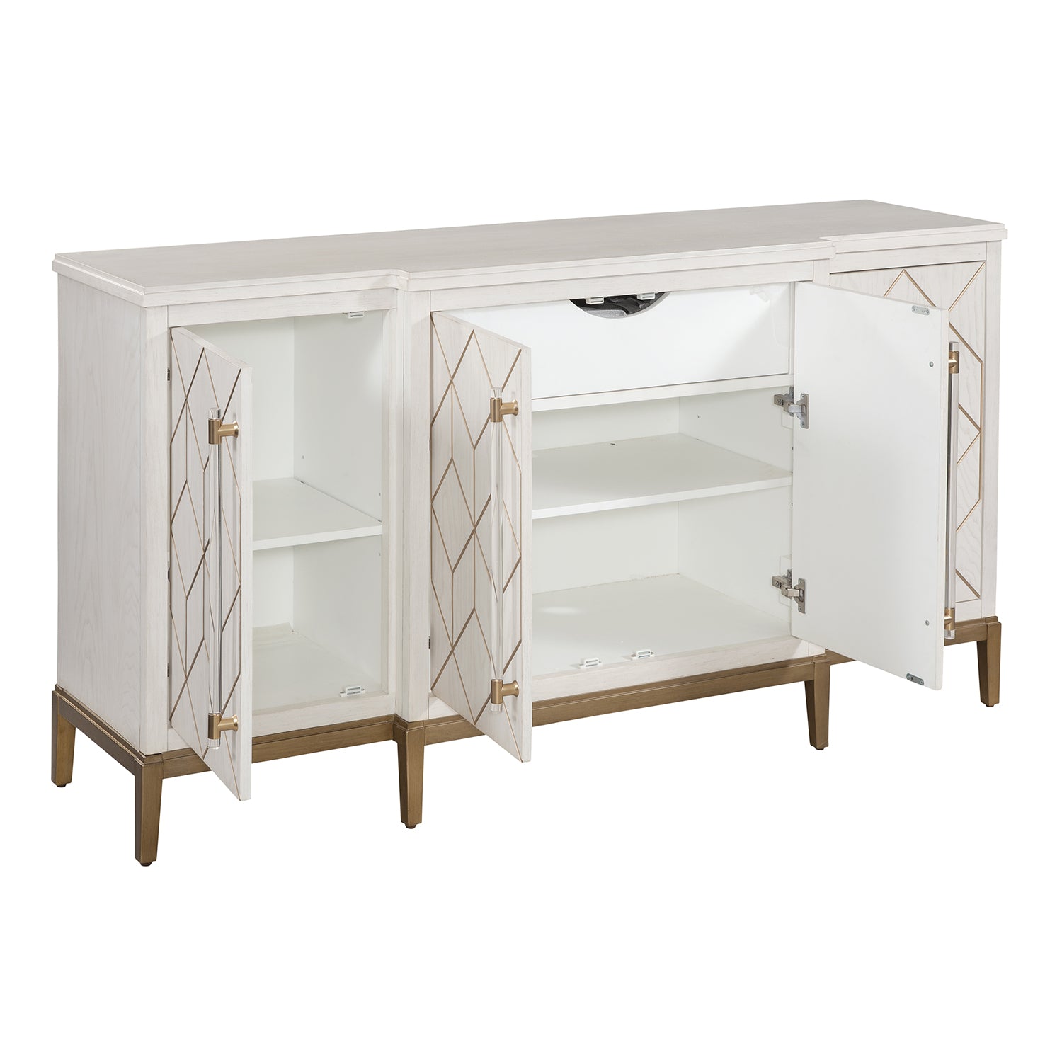 Bassett Mirror Perrine White Server